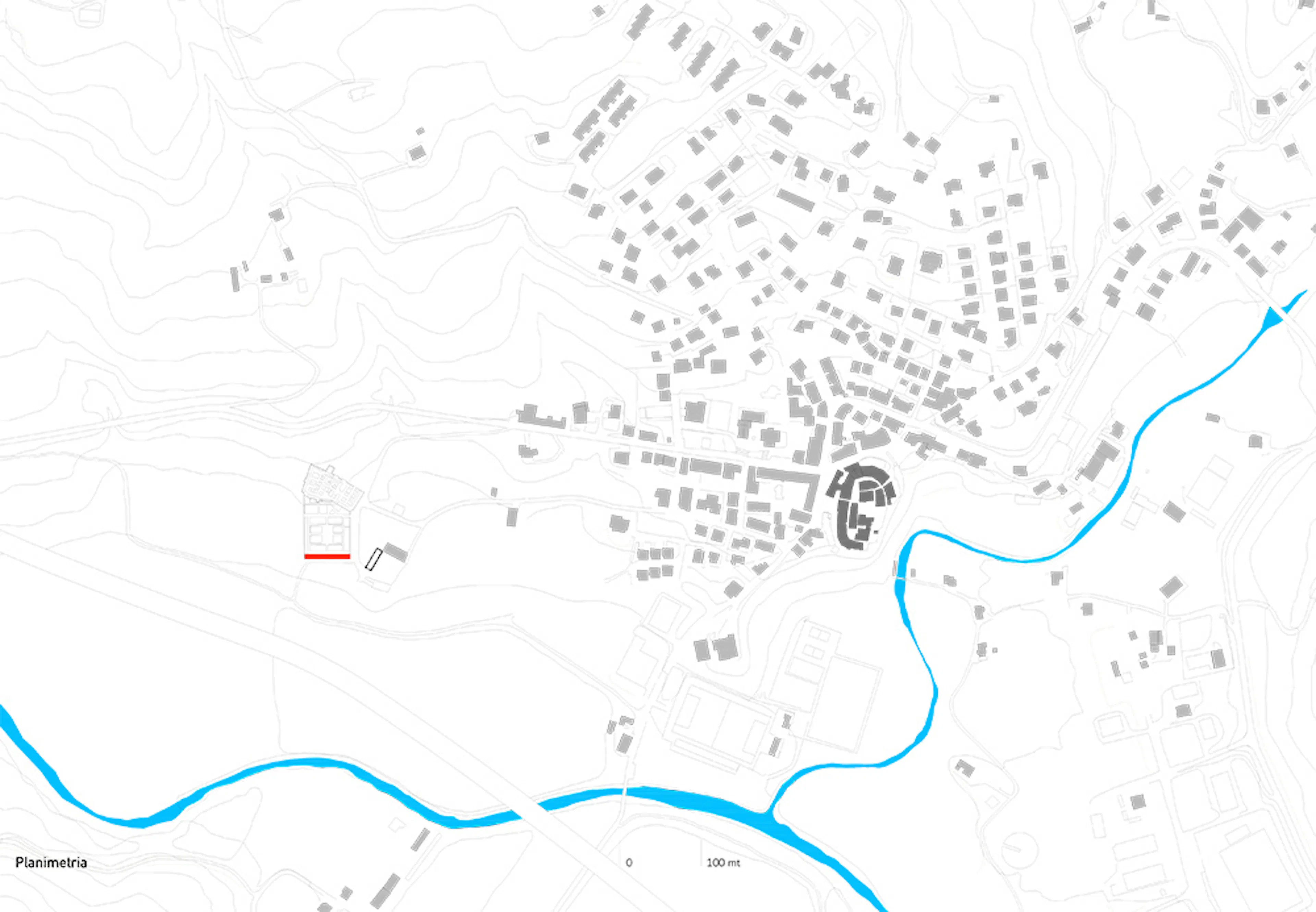 Extension and new “Chapel of the sacred landscape” in the Valfabbrica cemetery — 13