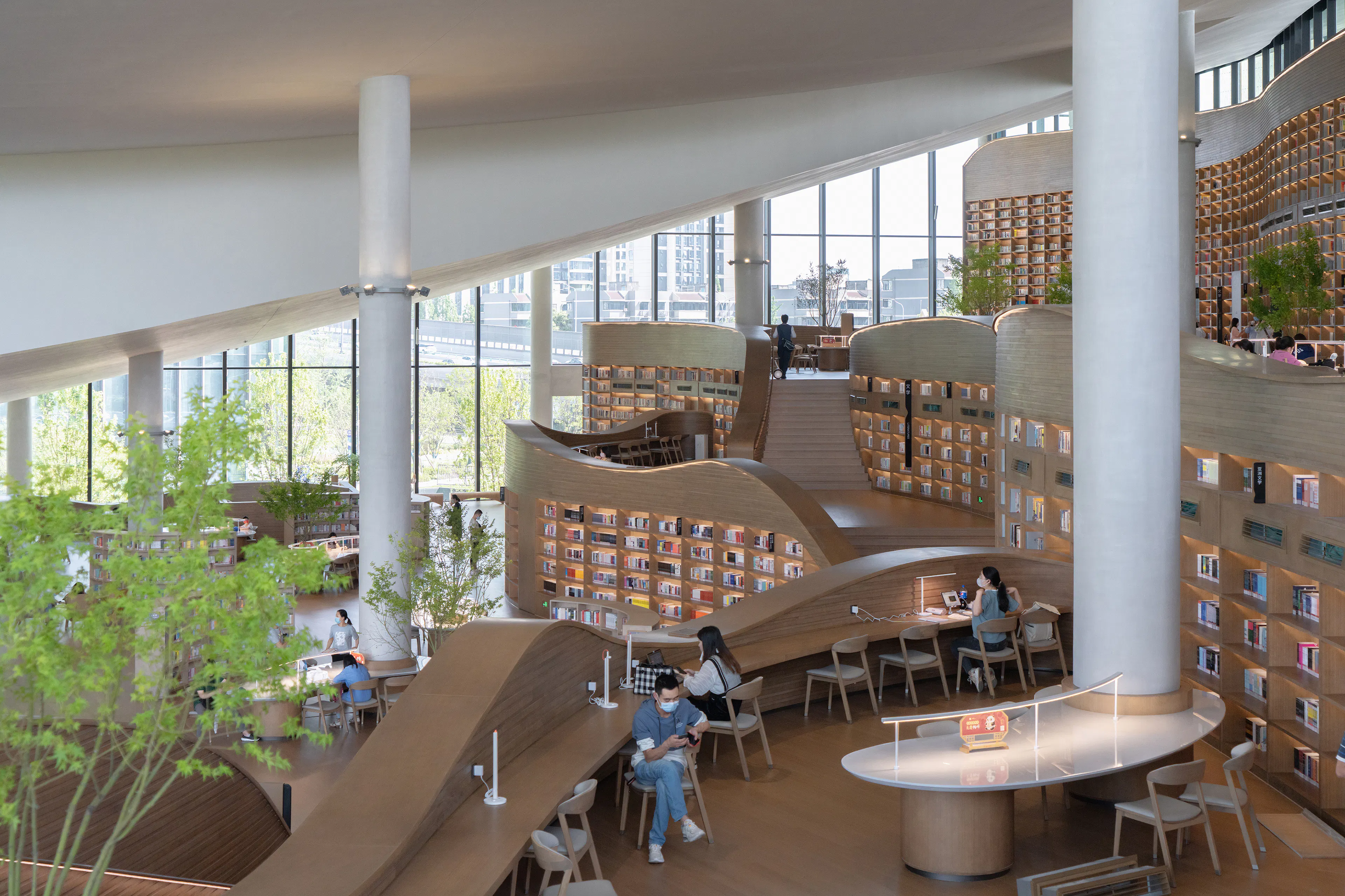 Chengdu Museum of Contemporary Art, Tianfu Library of Humanity and Art — 1