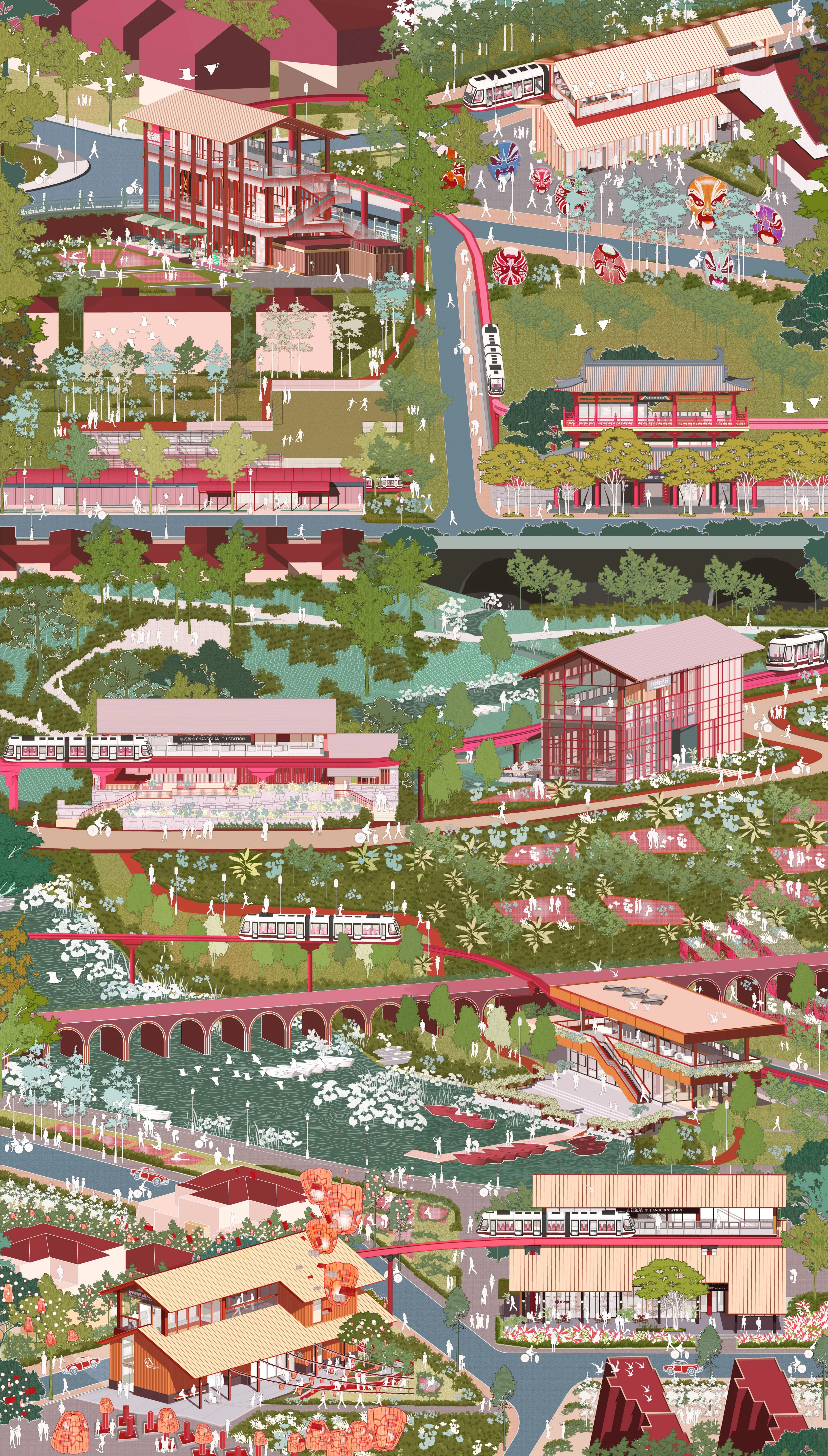 Qujiang Tourism Light Rail Station Renovation and Upgrading — 13