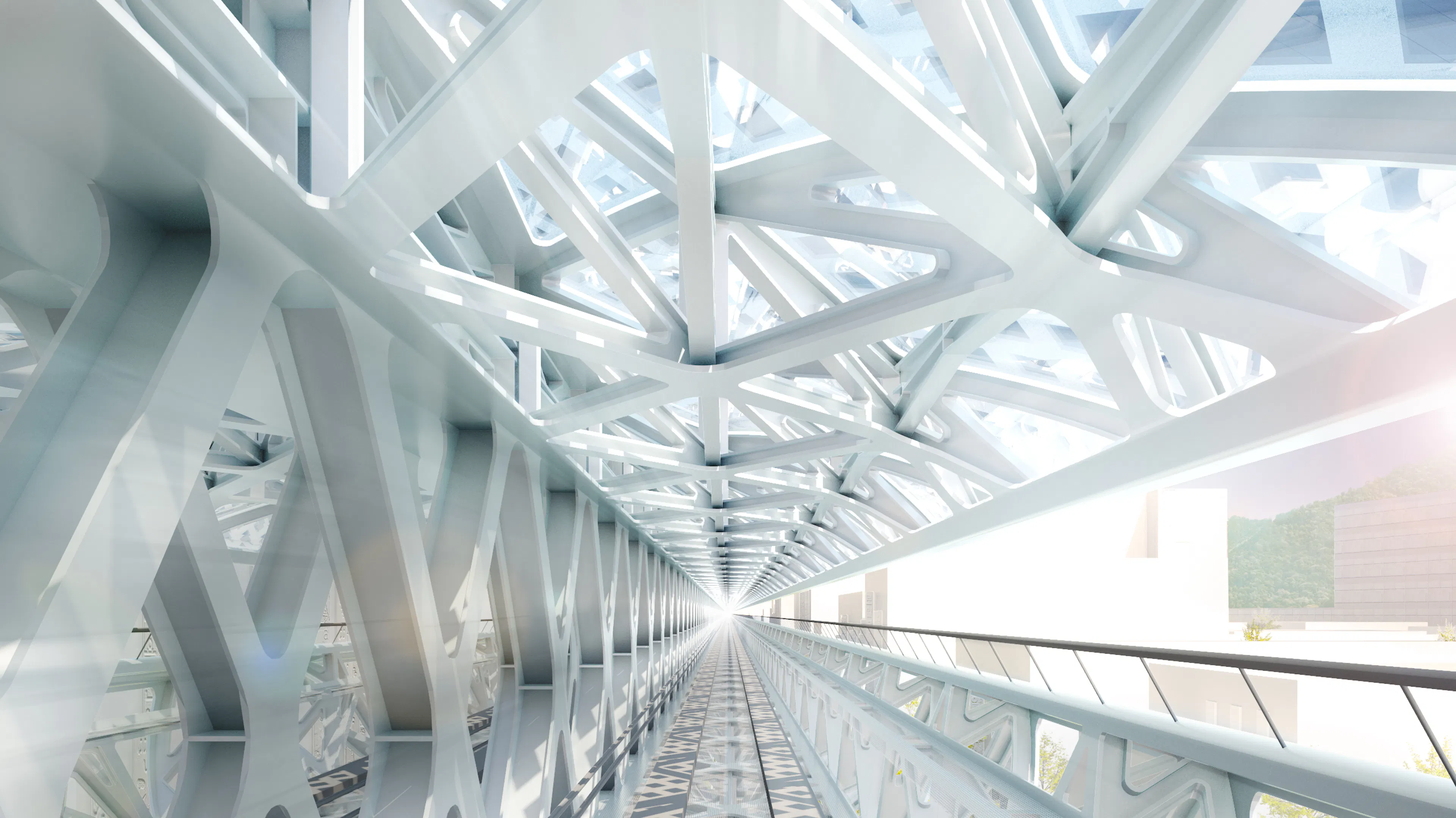 Elevated Lightrail System, South Korea