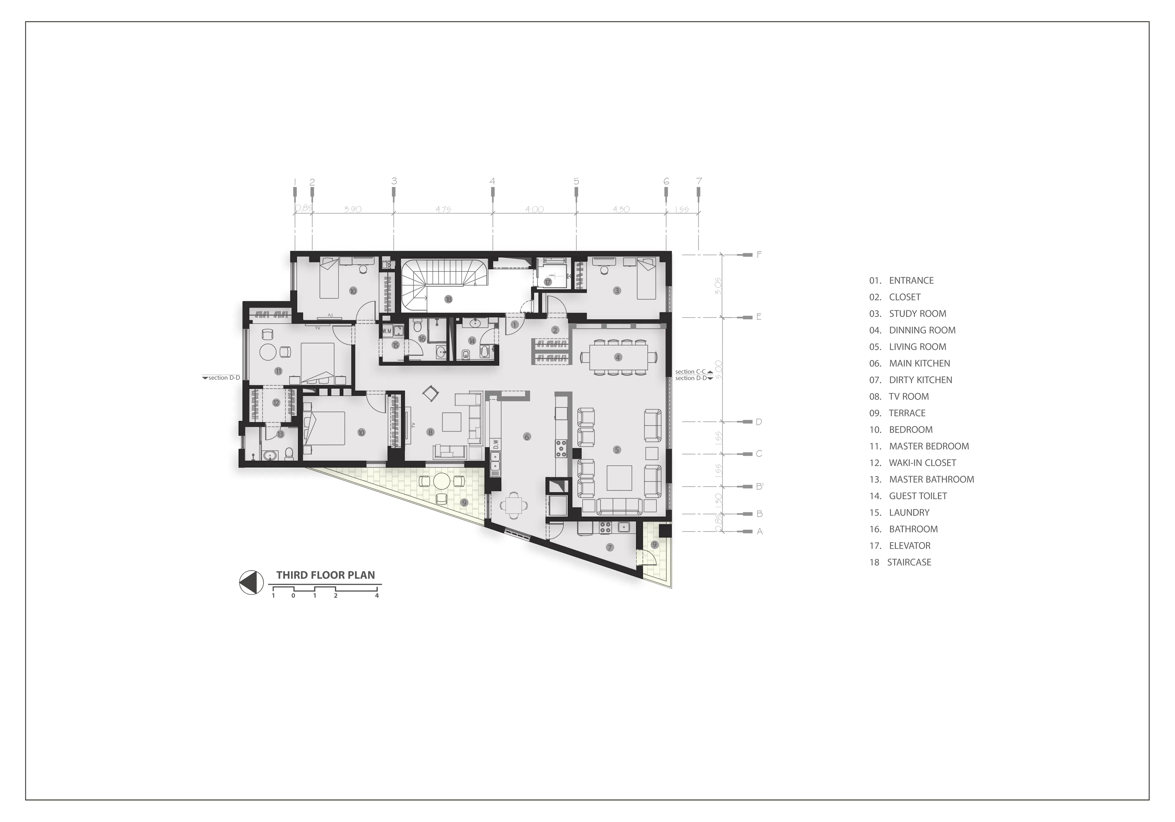 Residental apartment "Cedar2" Social Identity,Intergenerational Life — 7