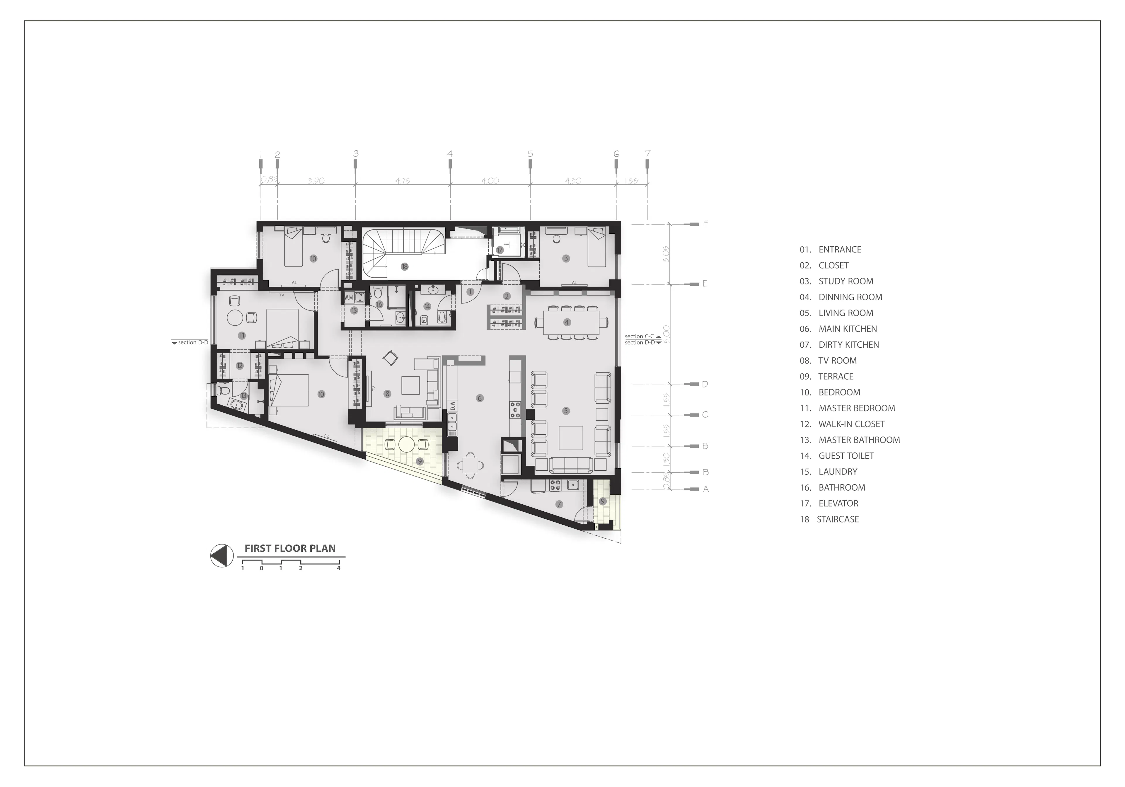 Residental apartment "Cedar2" Social Identity,Intergenerational Life — 5