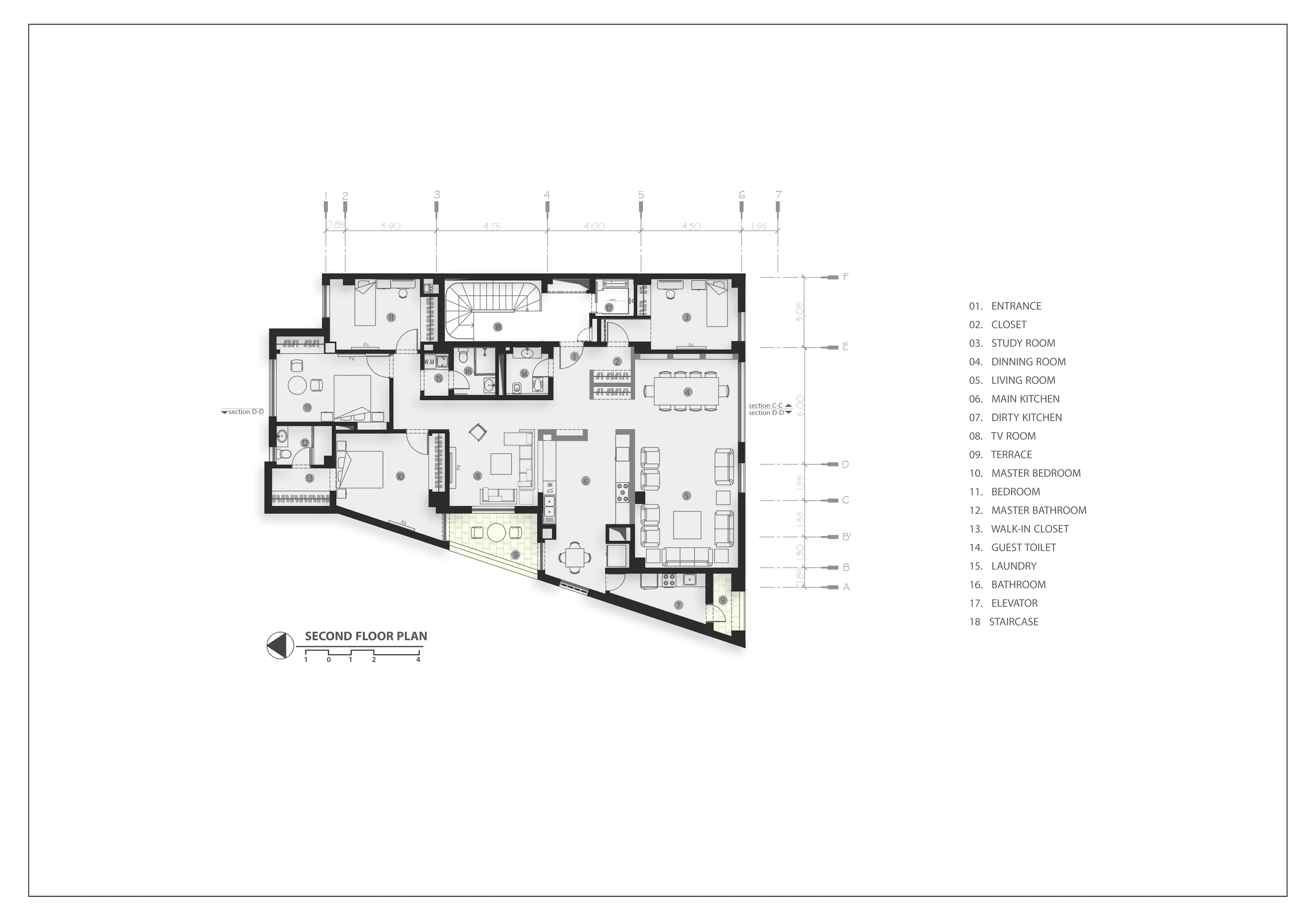 Residental apartment "Cedar2" Social Identity,Intergenerational Life — 6