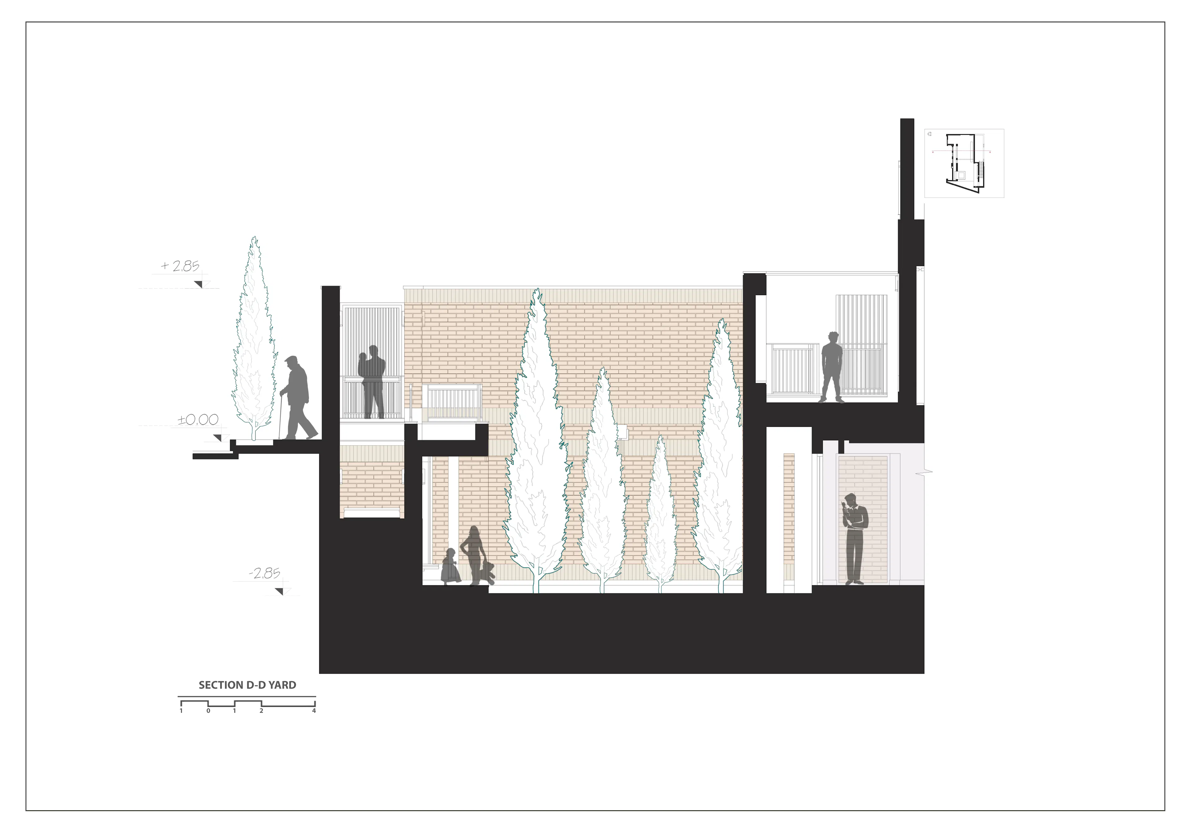 Residental apartment "Cedar2" Social Identity,Intergenerational Life — 15