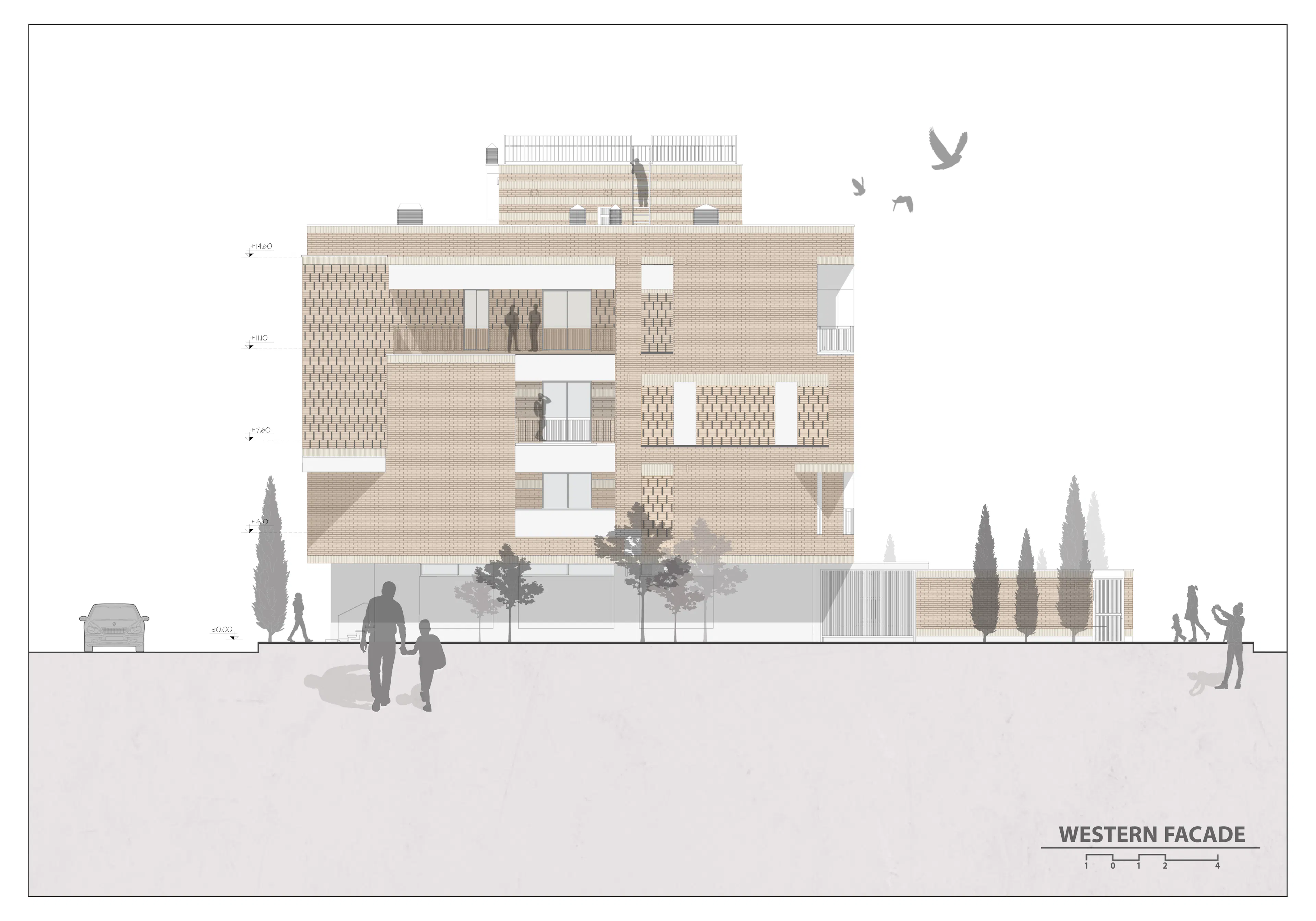 Residental apartment "Cedar2" Social Identity,Intergenerational Life — 18