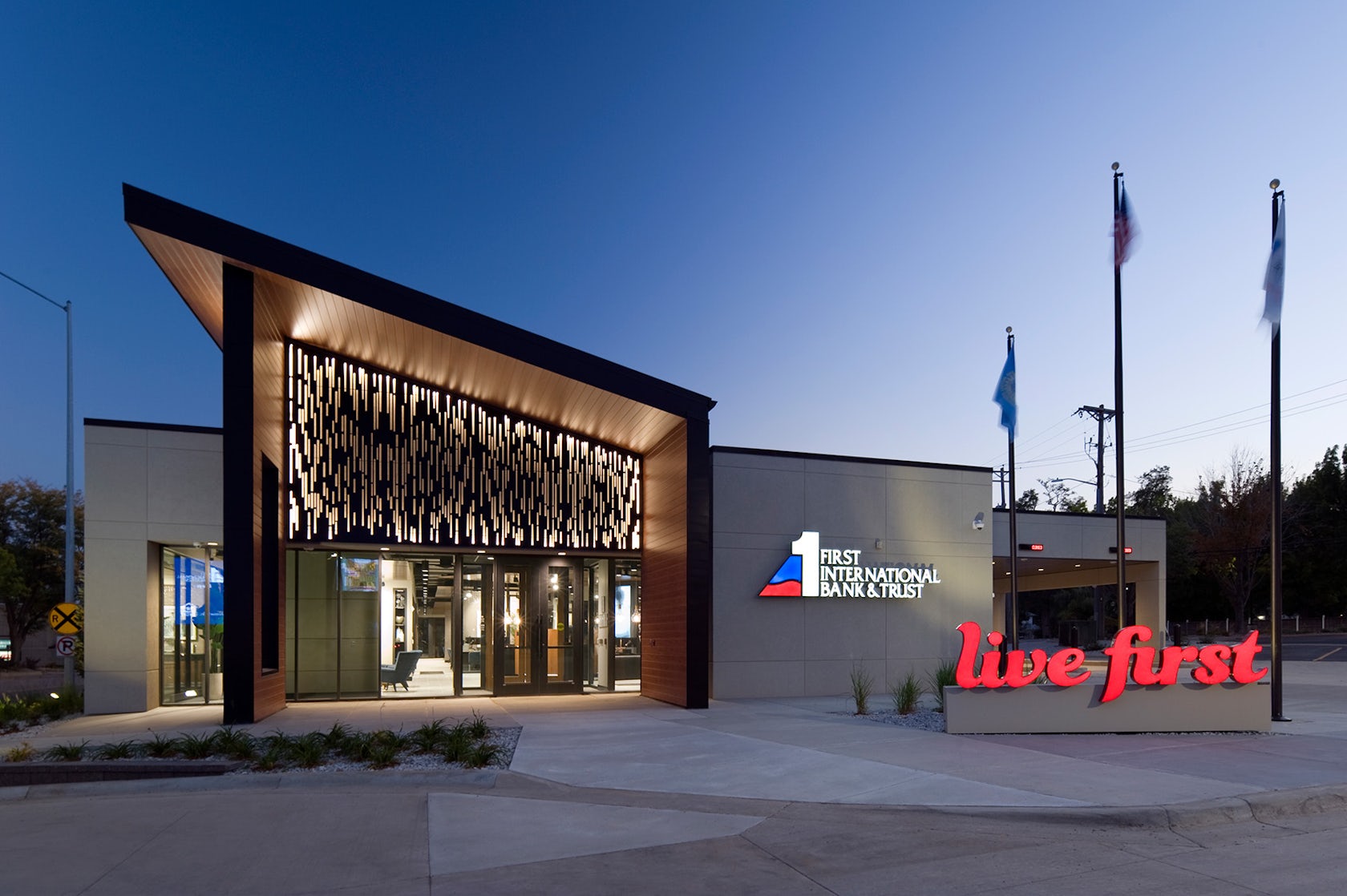 First International Bank and Trust Office by JLG Architects - Architizer