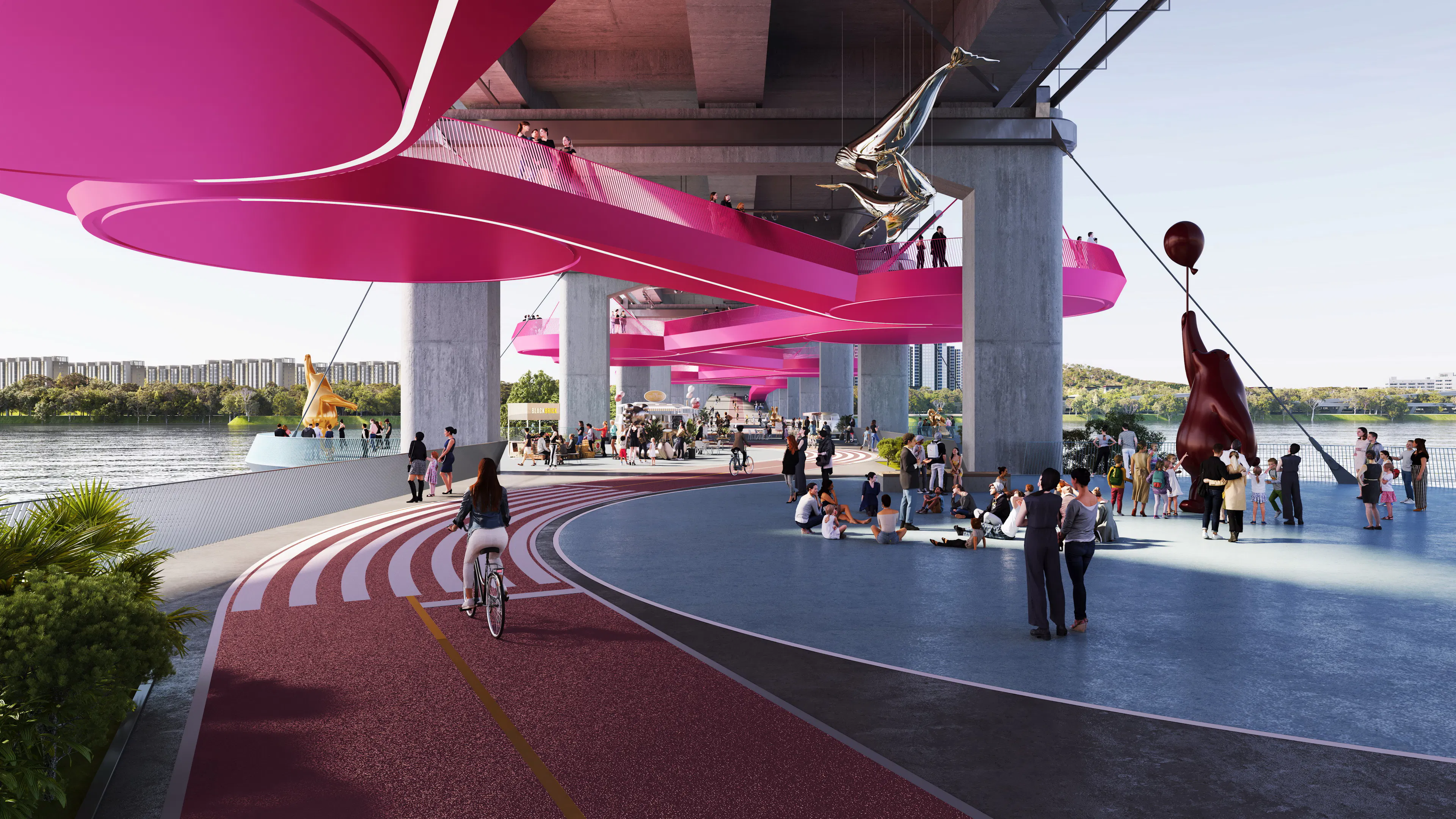 Jamsu Bridge Pedestrianization - The Longest Gallery