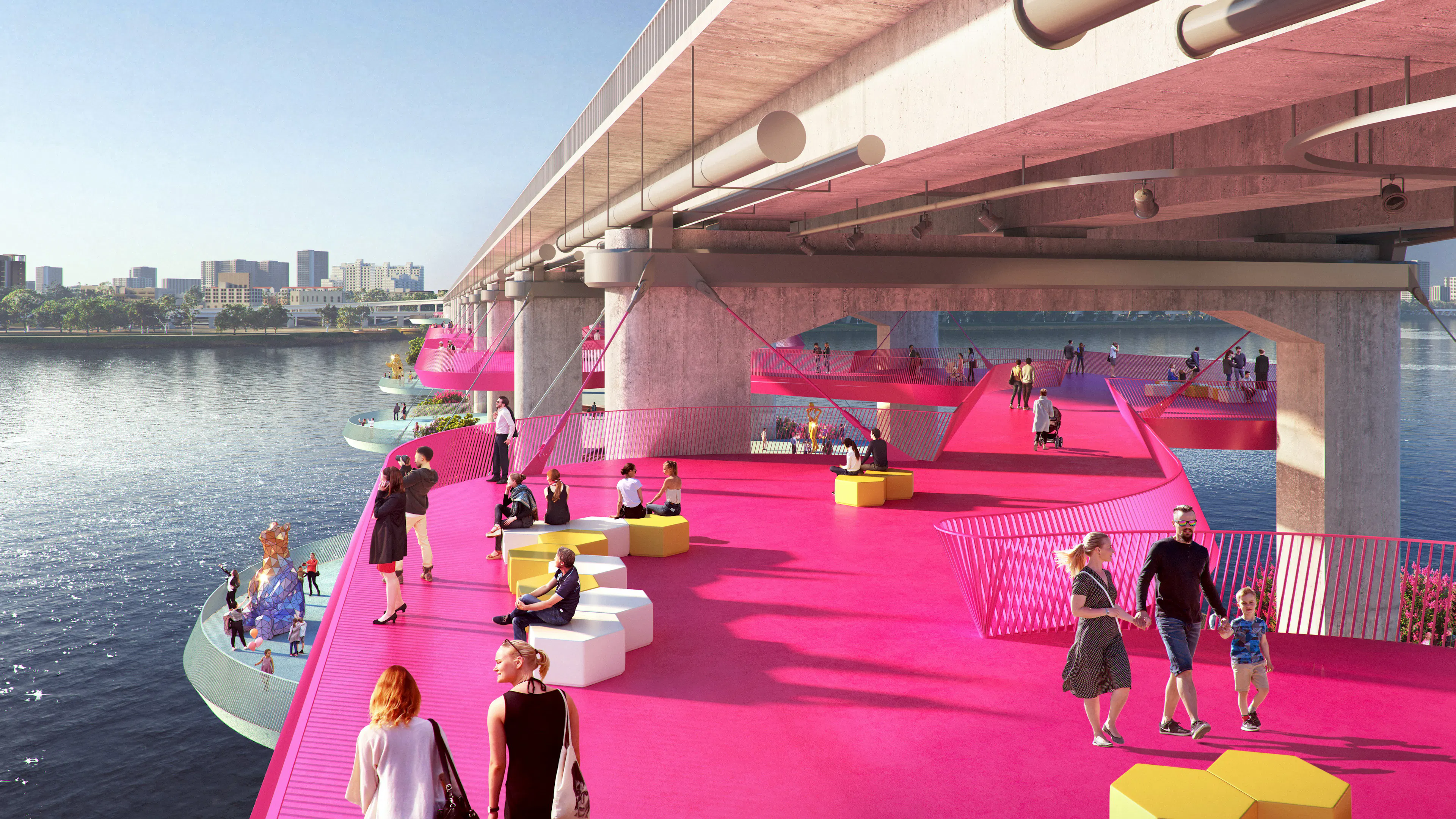 Jamsu Bridge Pedestrianization - The Longest Gallery — 5