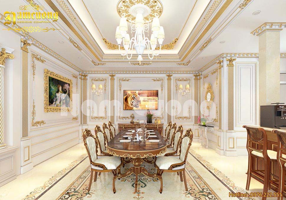 Mẫu thiết kế nội thất biệt thự pháp 250m2 by Công ty cổ phần tư vấn ...