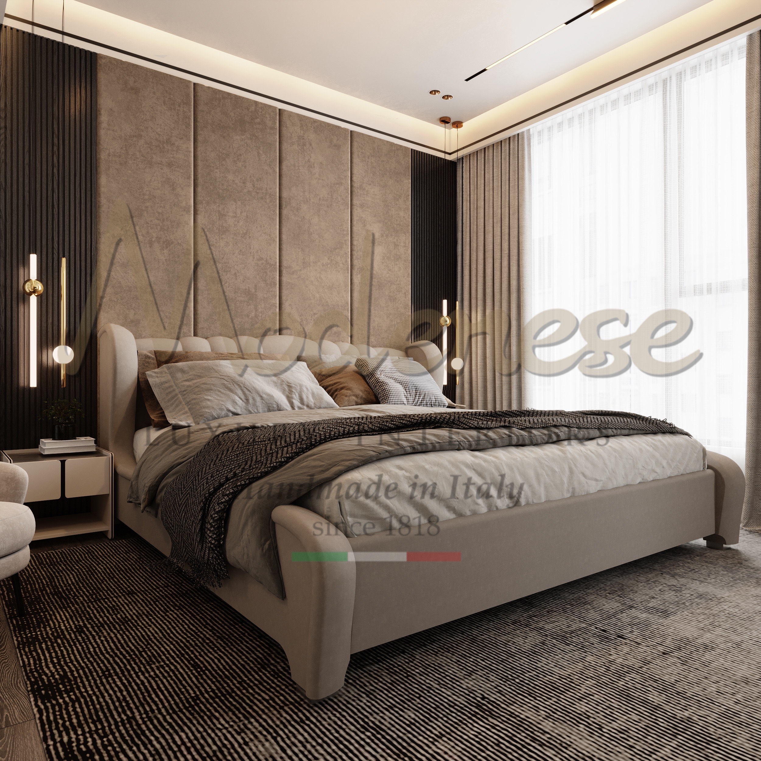 Exquisite Luxury Bedroom Design by Modenese Interiors for a Villa in ...