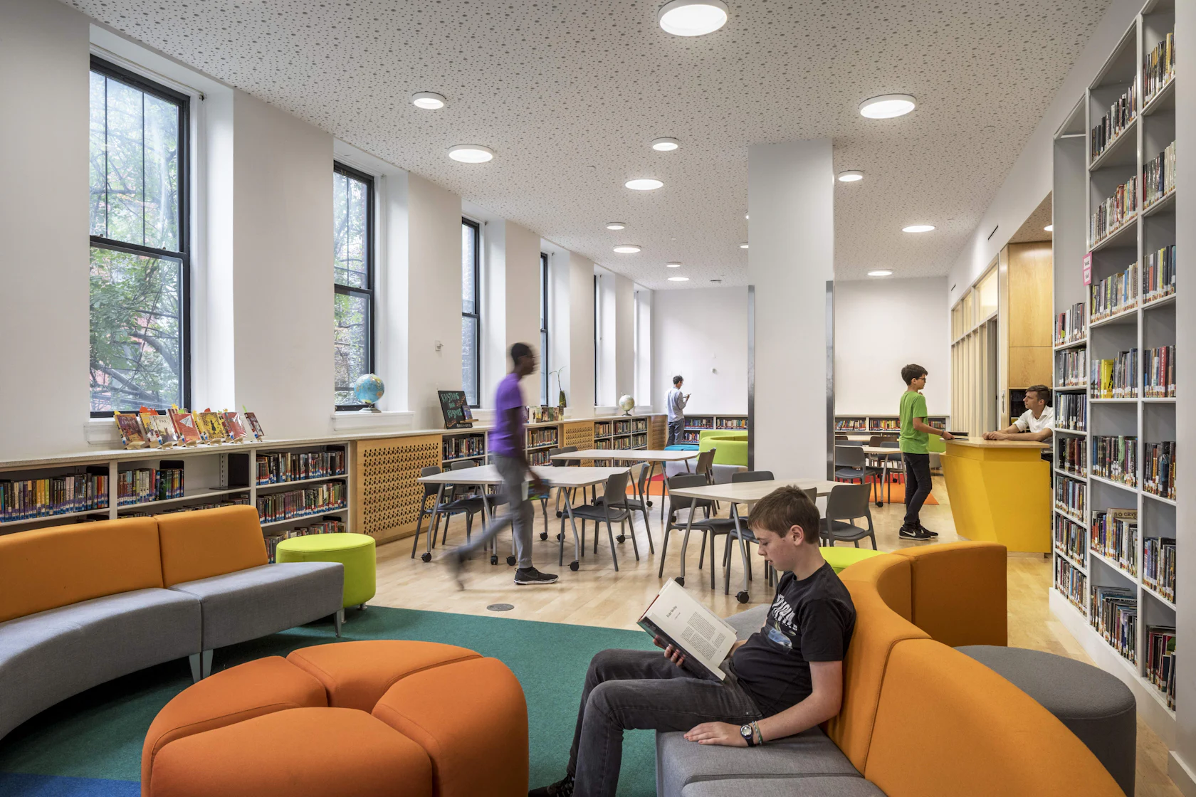 Berkeley Carroll Library & STEAM Space by 1100 Architect - Architizer