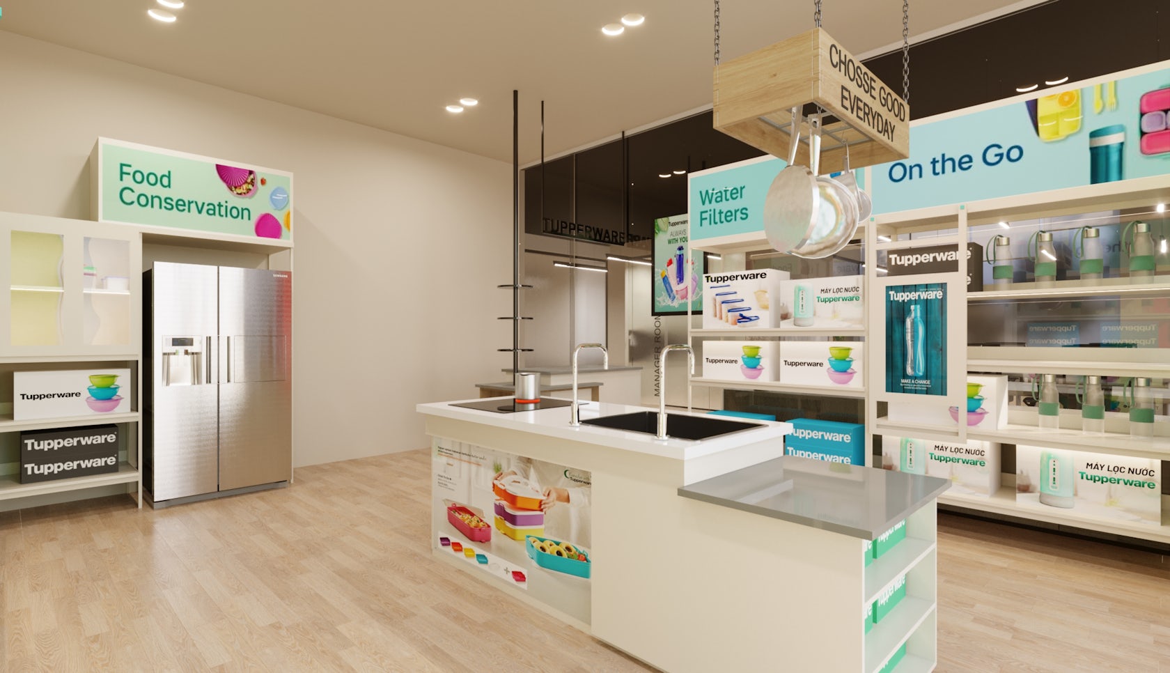 Thiết kế văn phòng TUPPERWARE OFFICE by ATZ LUXURY - Architizer