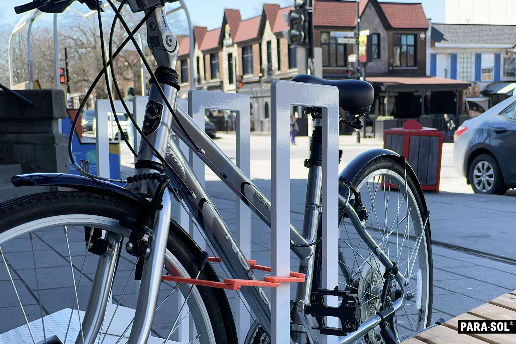 PREFAB CONCEPT | OBLIQUE BIKE RACK by PARA-SOL ARCHITECTURE - Architizer