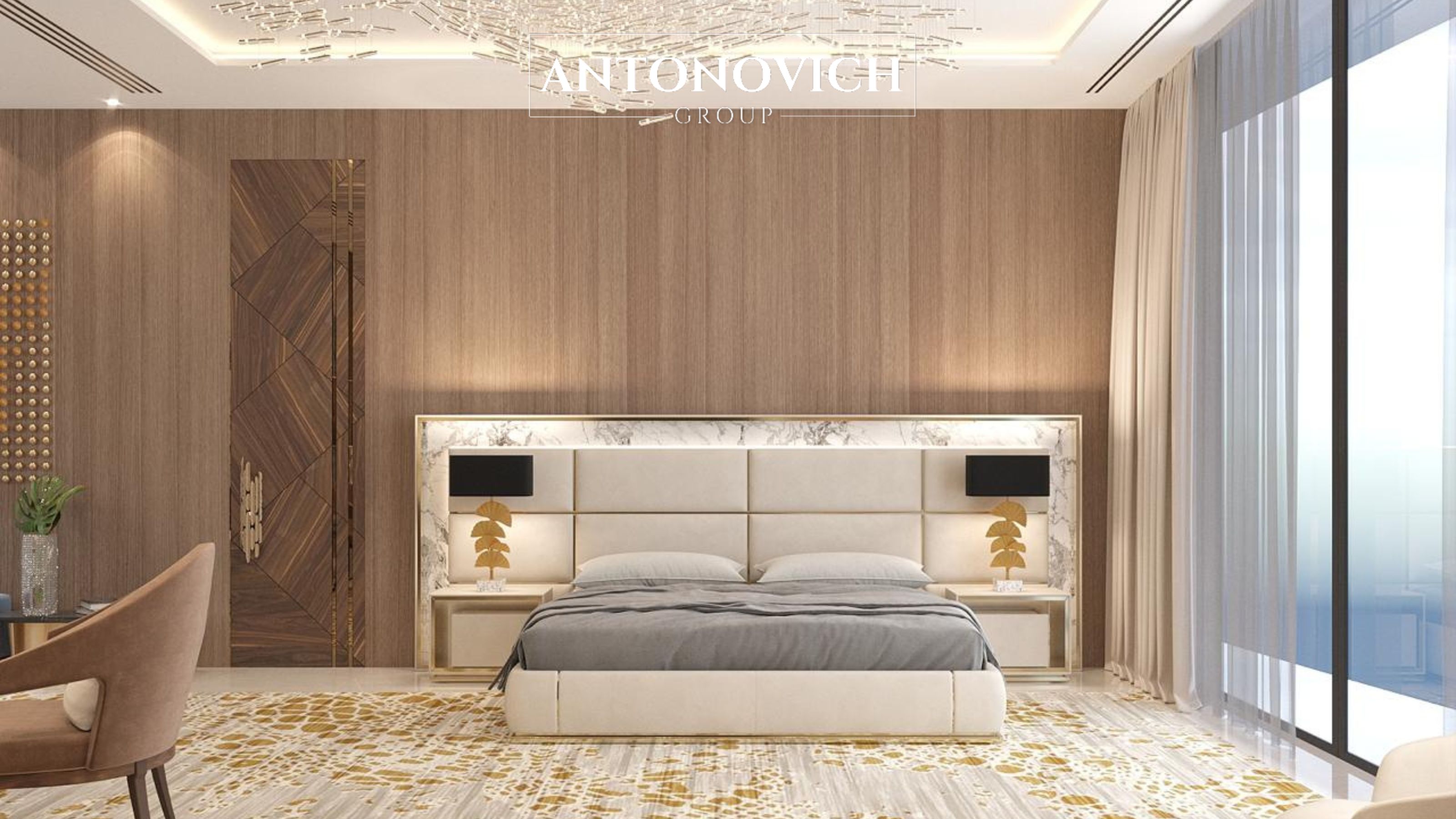 Spacious Bedroom Interior Design and Furniture Solution by LUXURY ...