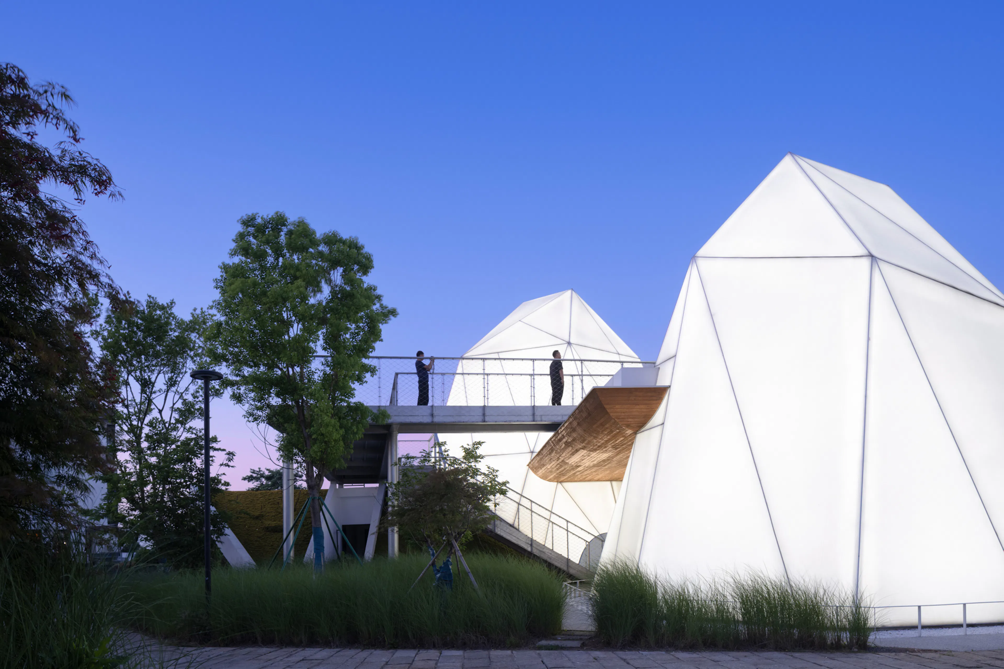 Twelve Tents Beyond Clouds