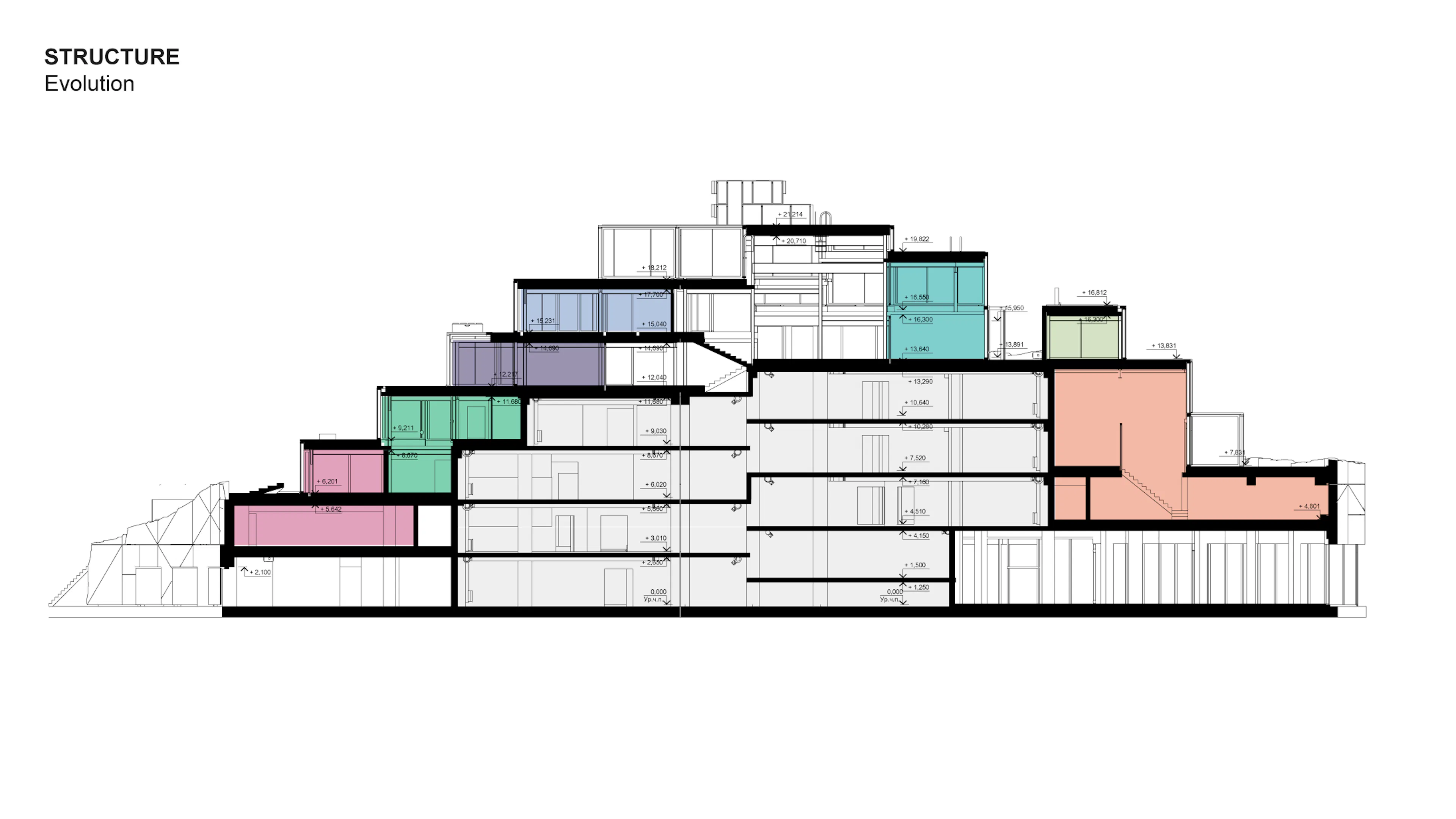 Multifunctional community center based on parking in the "European Riverfront" — 24