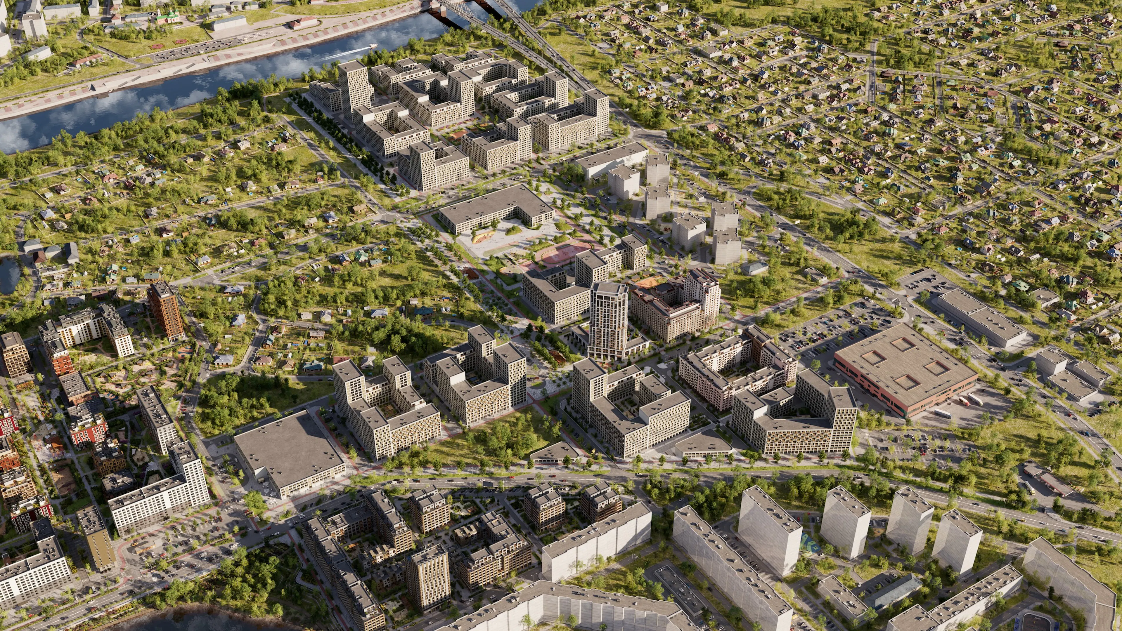 Multifunctional community center based on parking in the "European Riverfront" — 29