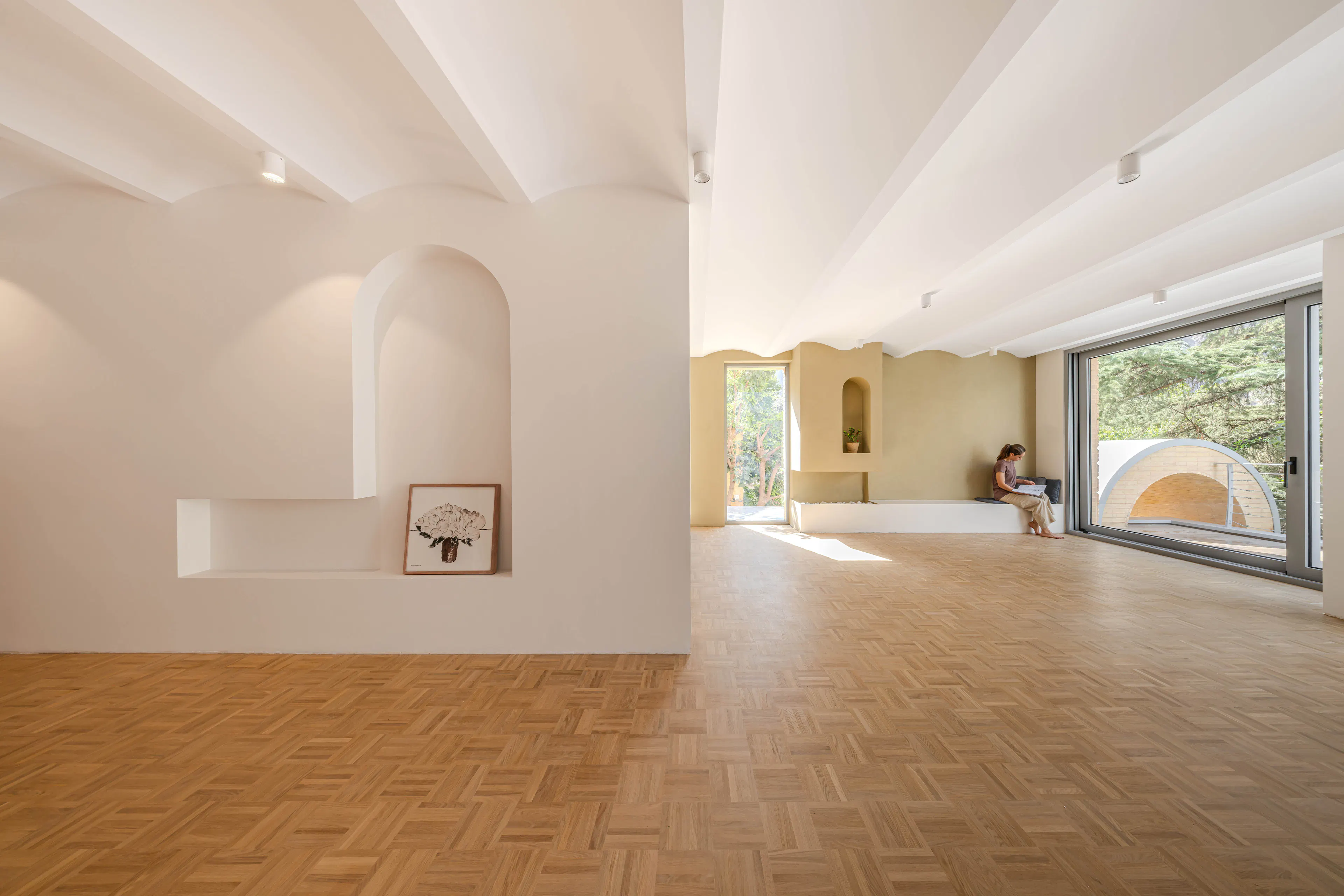 A House Looking to a Cedrus Tree — 2