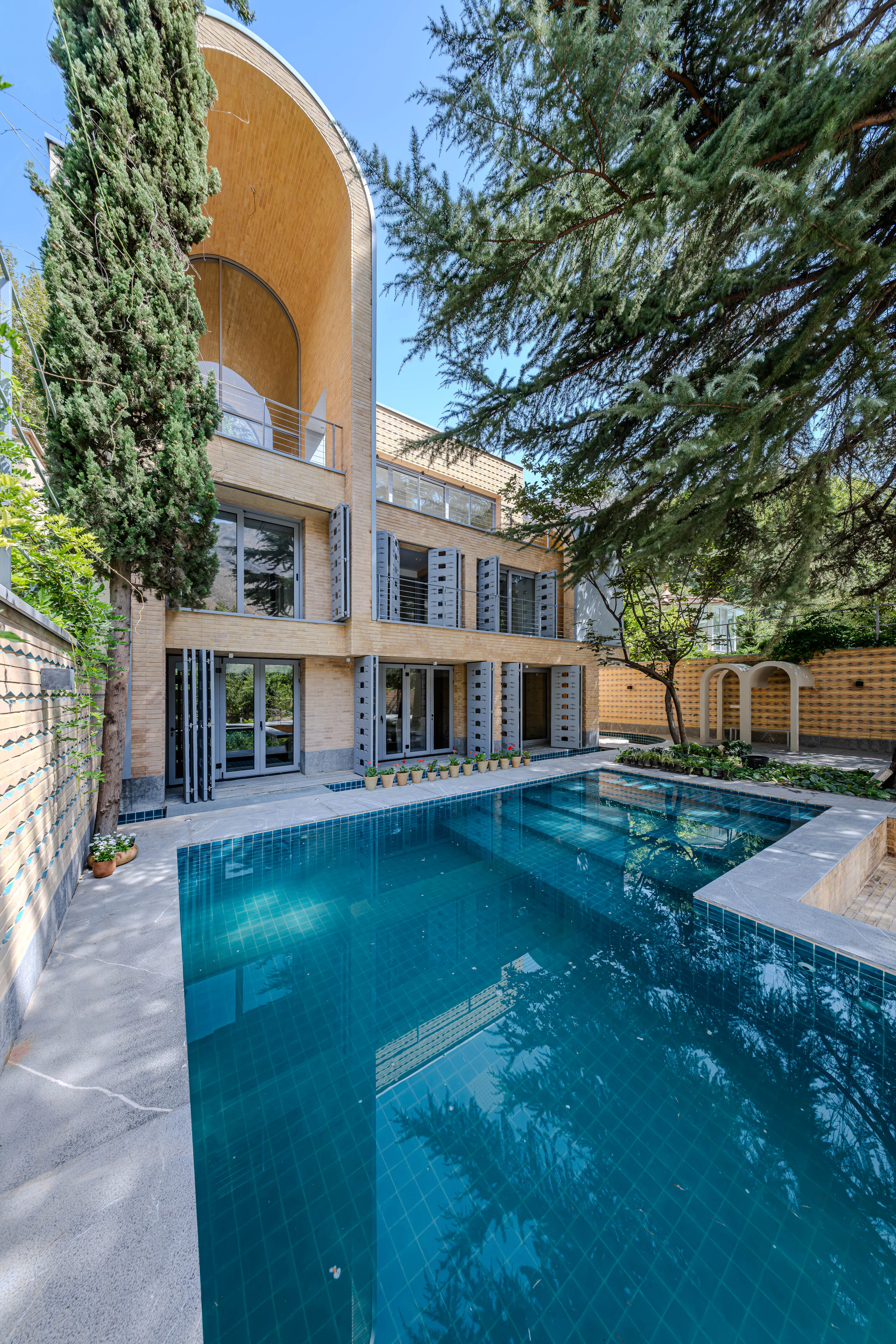 A House Looking to a Cedrus Tree — 36