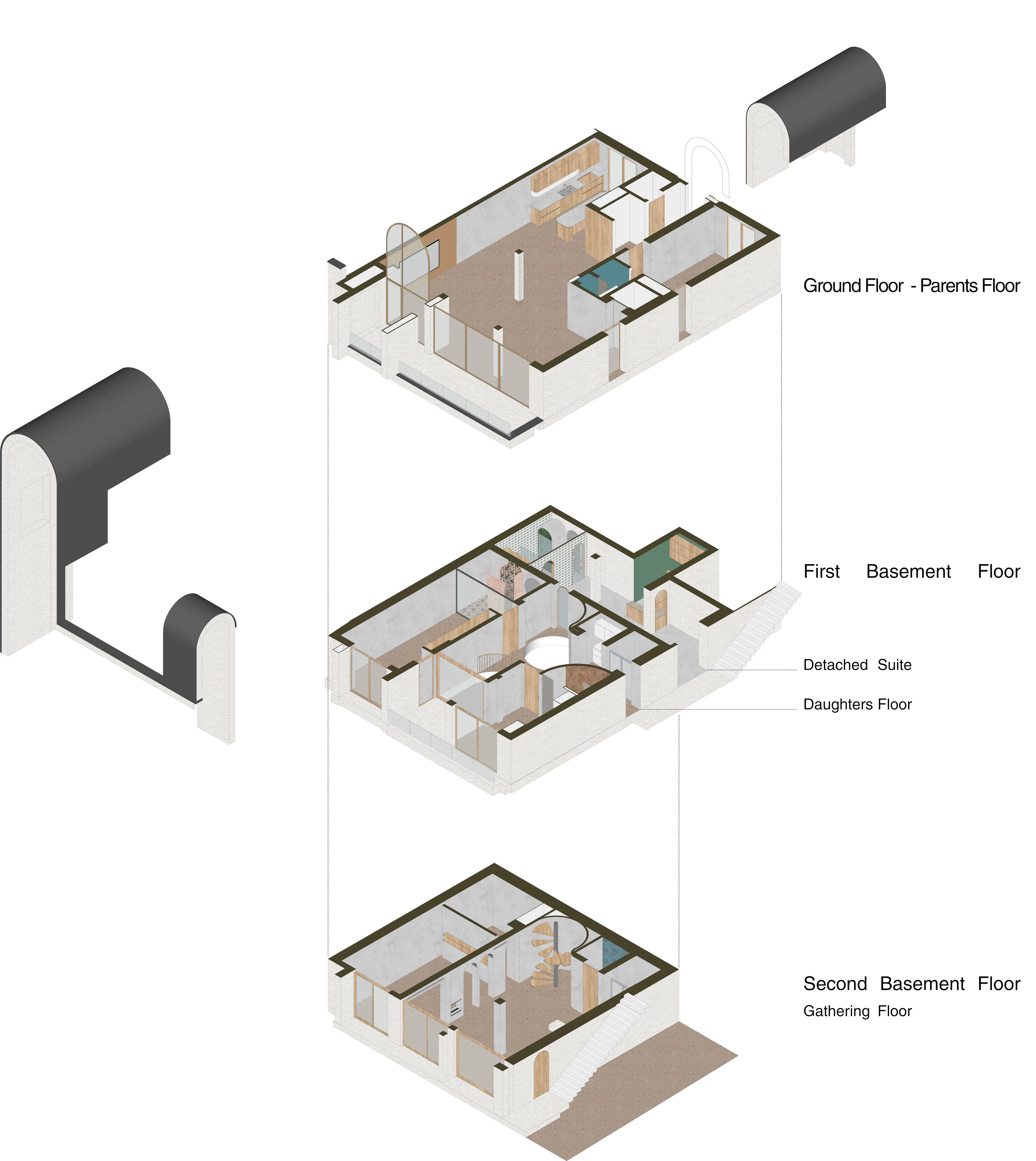 A House Looking to a Cedrus Tree — 44