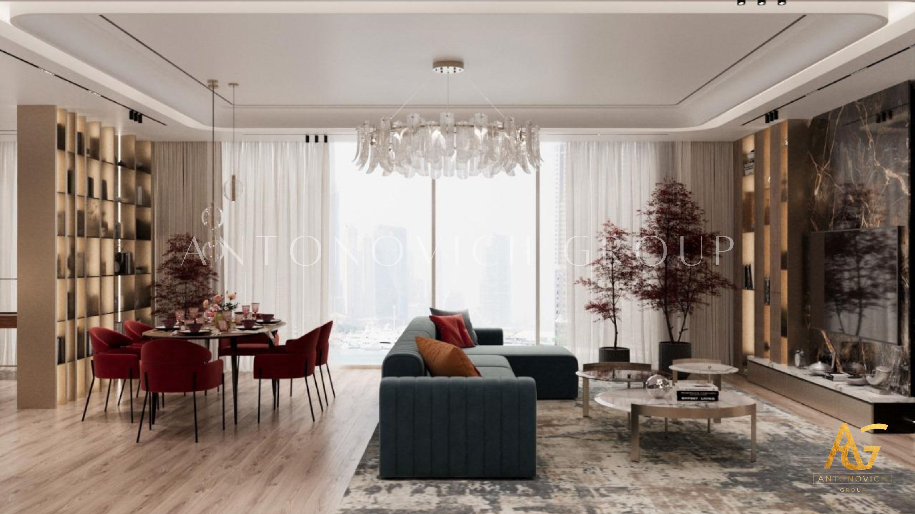 Luxury and Functionality to Modern Living Room Interiors by LUXURY ...