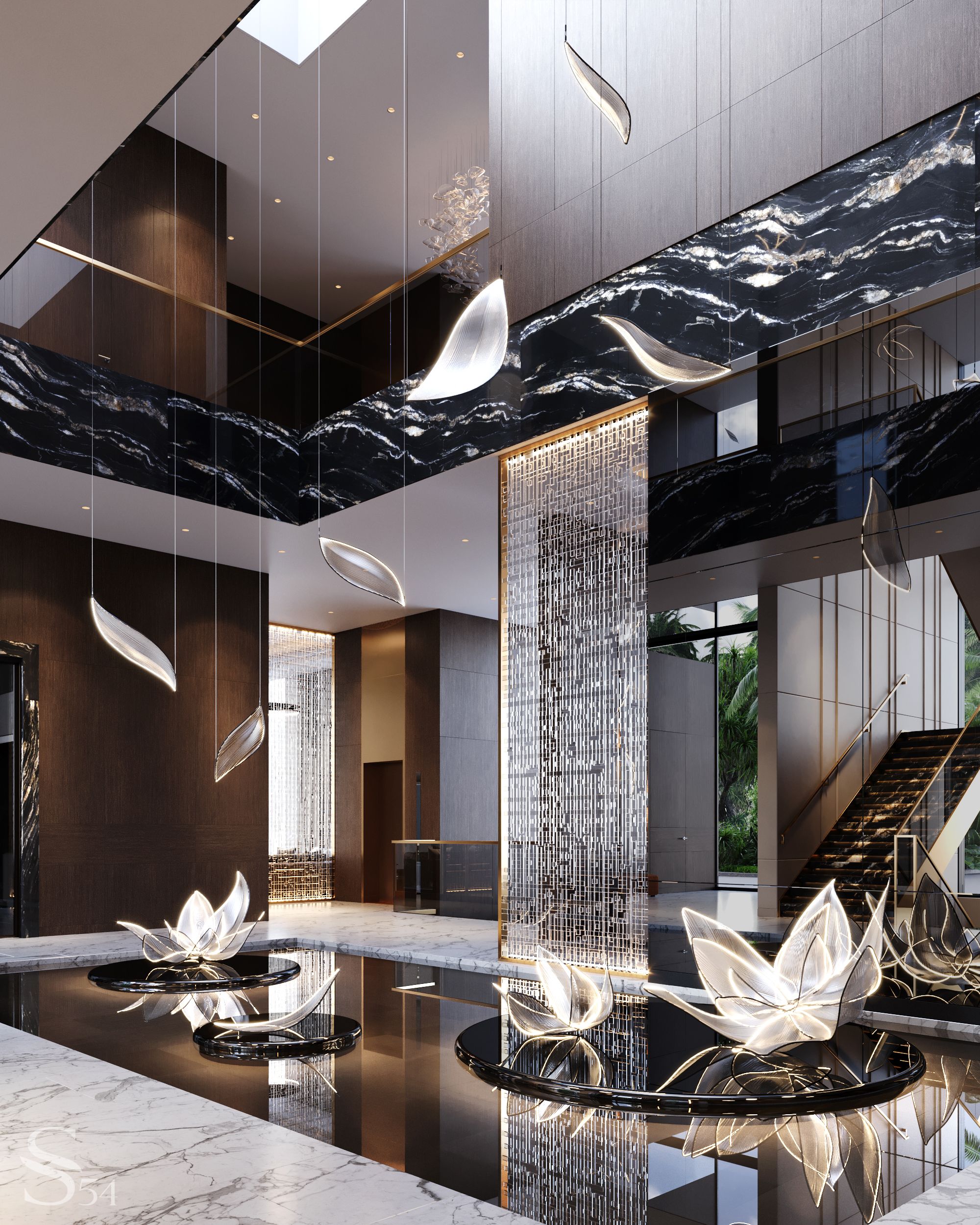 Villa interior at Sobha Hartland in Dubai by Studia 54 - Architizer