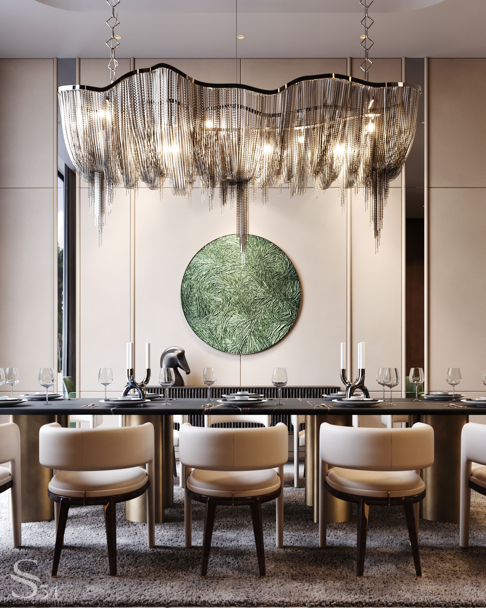 Villa interior at Sobha Hartland in Dubai by Studia 54 - Architizer