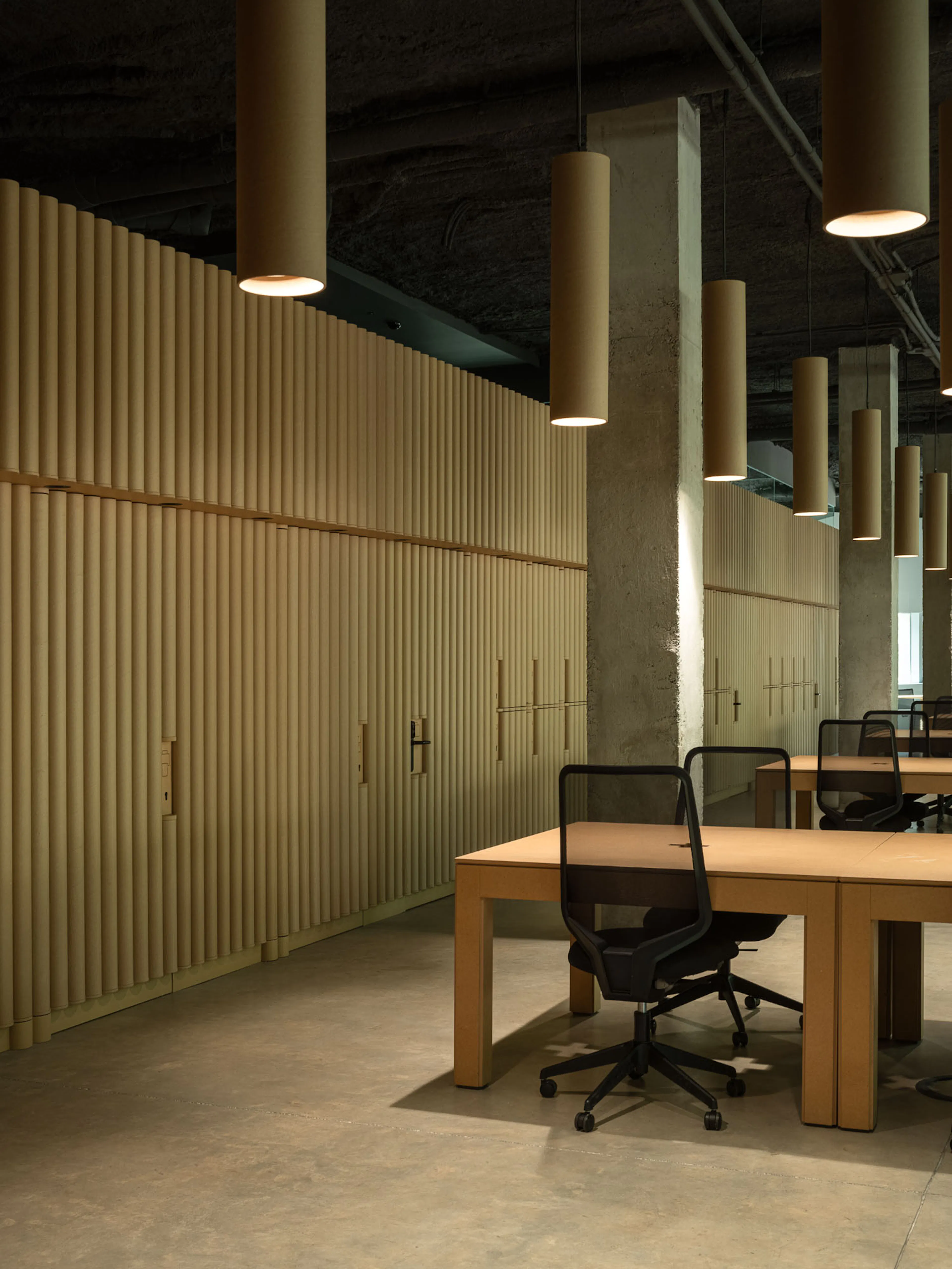 Red Cross on the Street. A Cardboard Office — 11