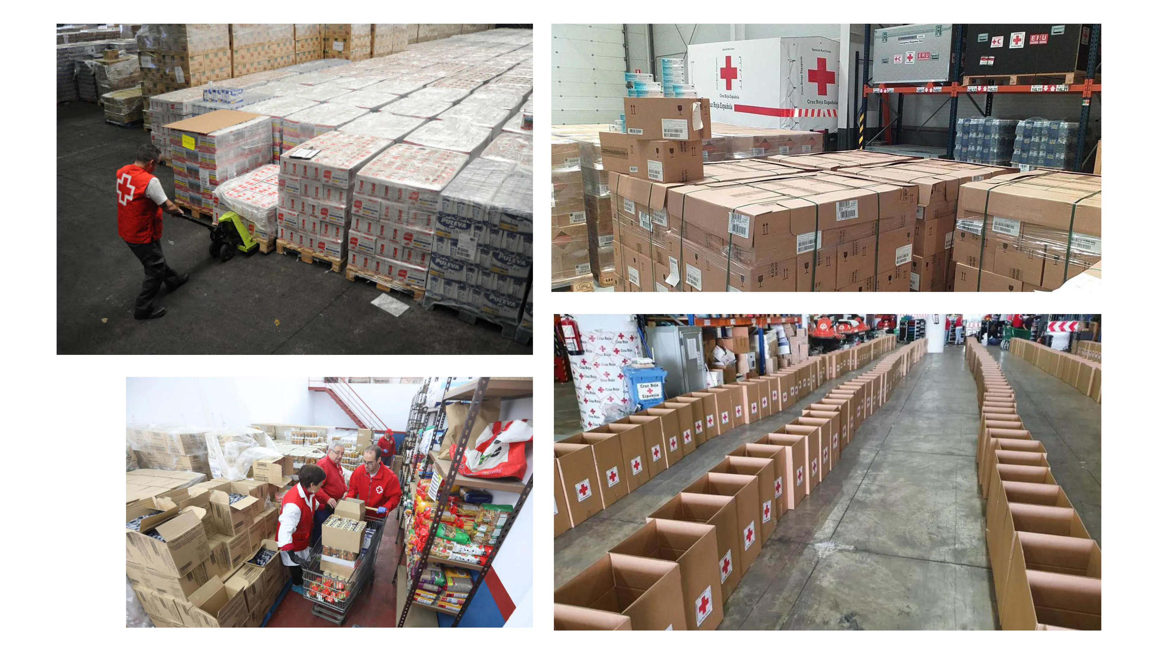 Red Cross on the Street. A Cardboard Office — 35