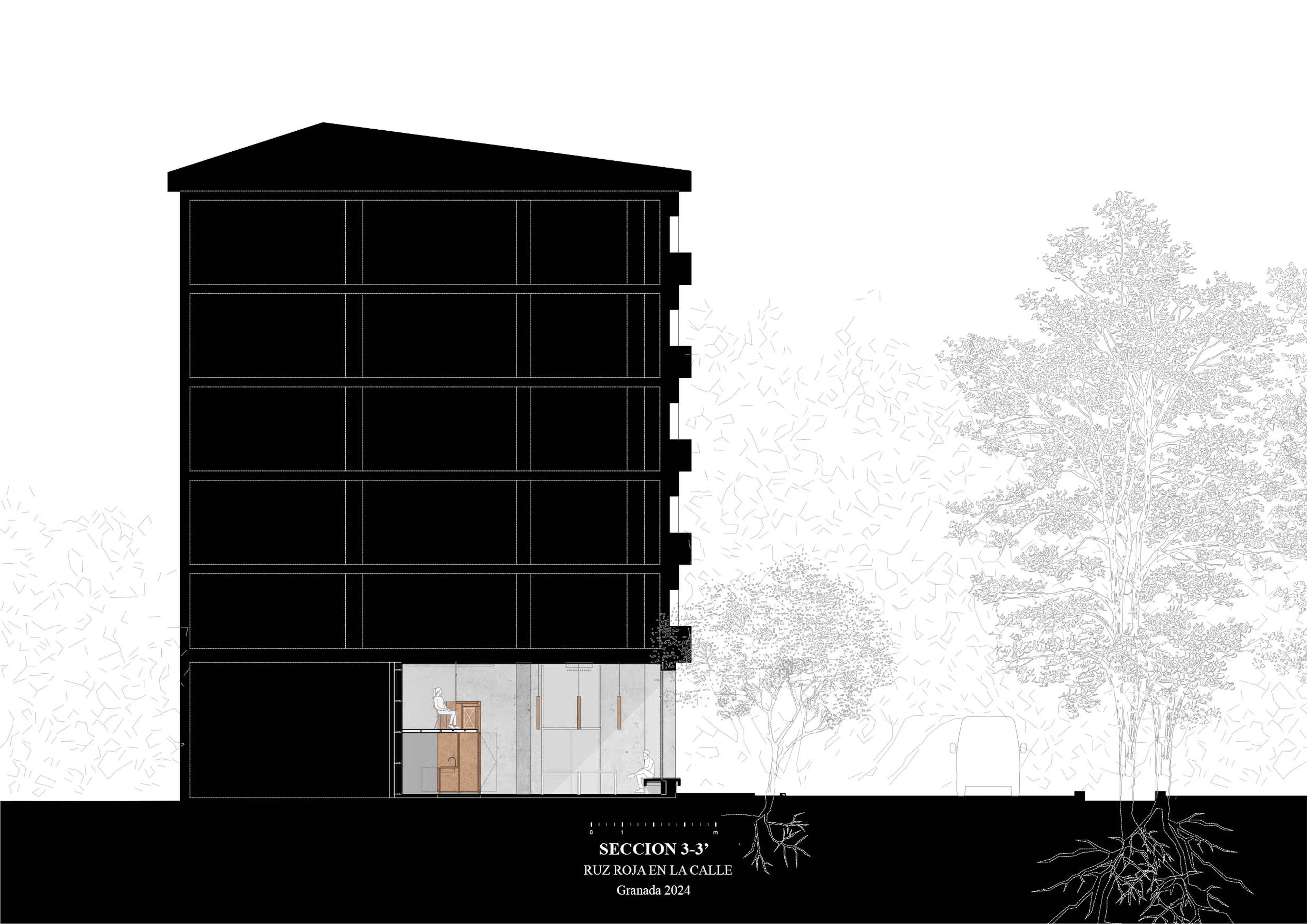 Red Cross on the Street. A Cardboard Office — 32