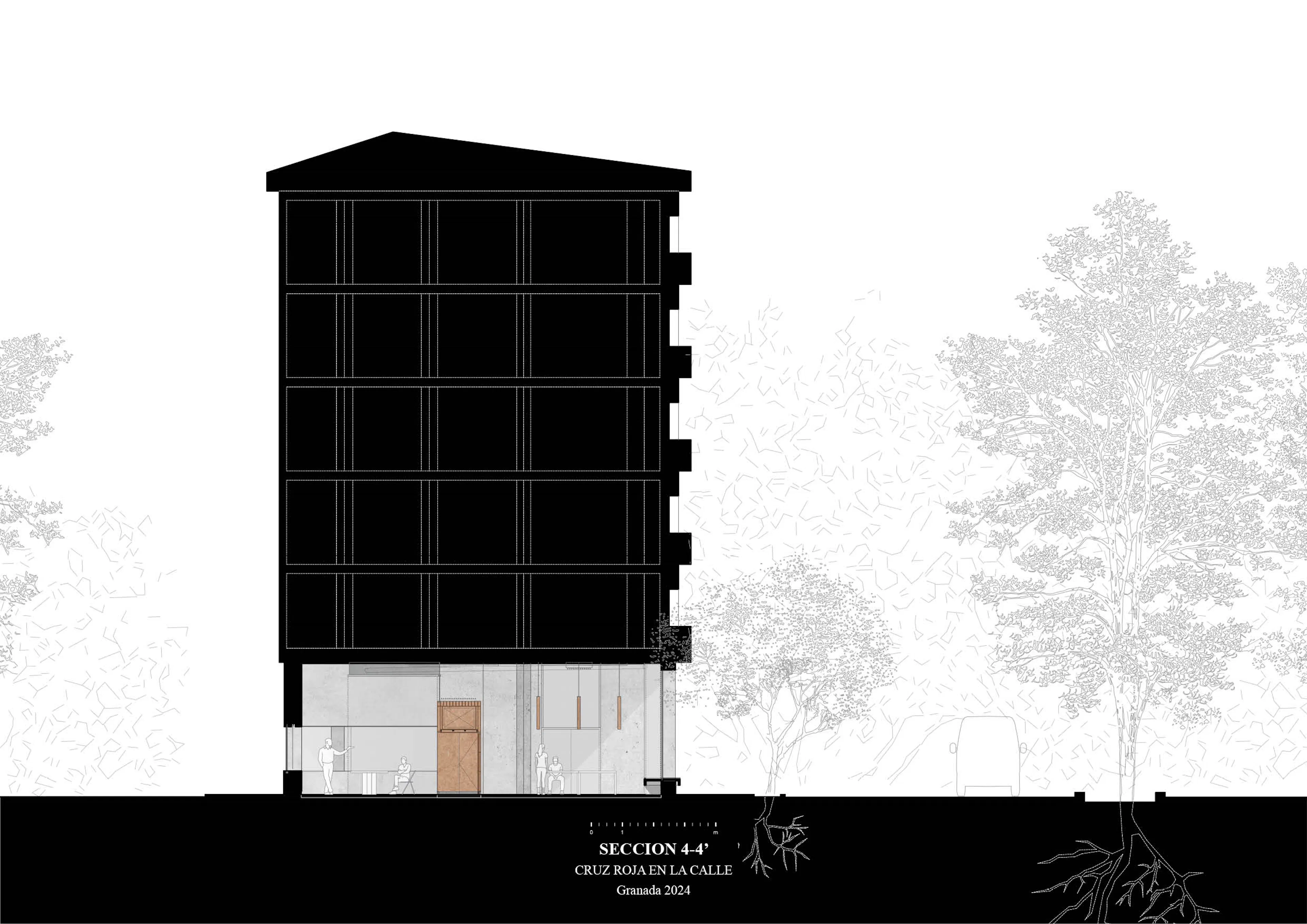 Red Cross on the Street. A Cardboard Office — 33