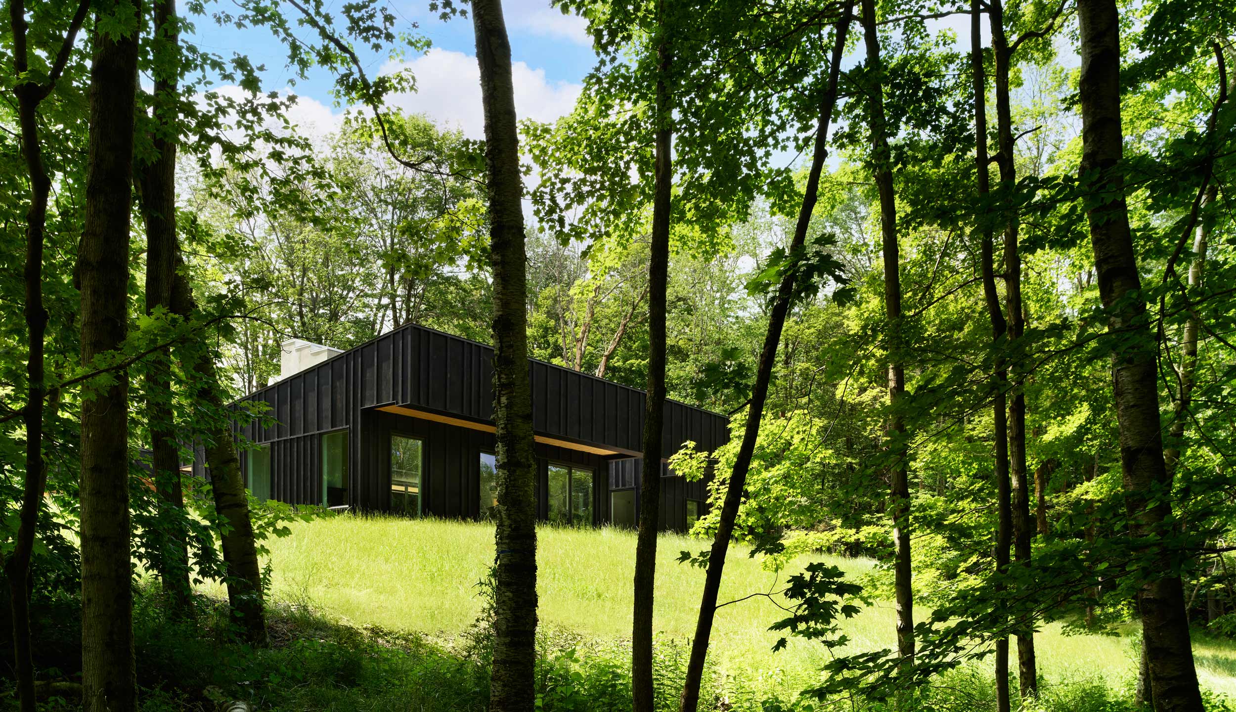 Upstate New York Courtyard House
