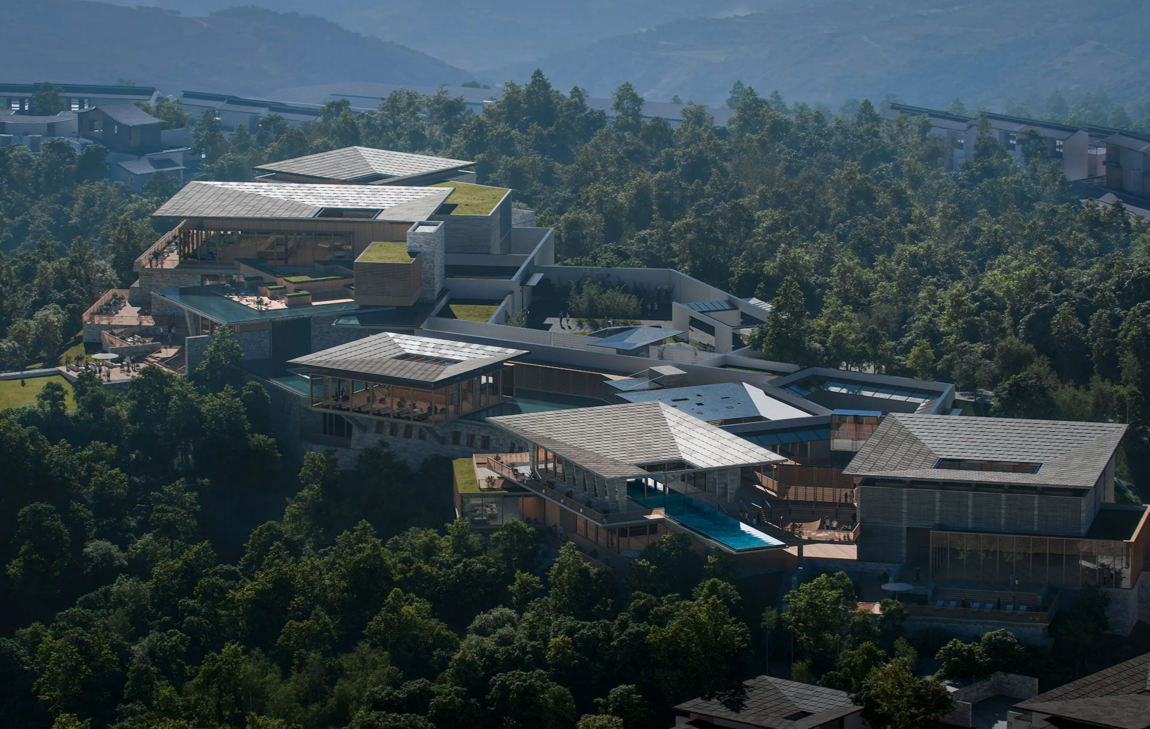 Kimpton Huangshan, line+ explores the spirit of Huizhou through a contemporary spatial narrative — 14
