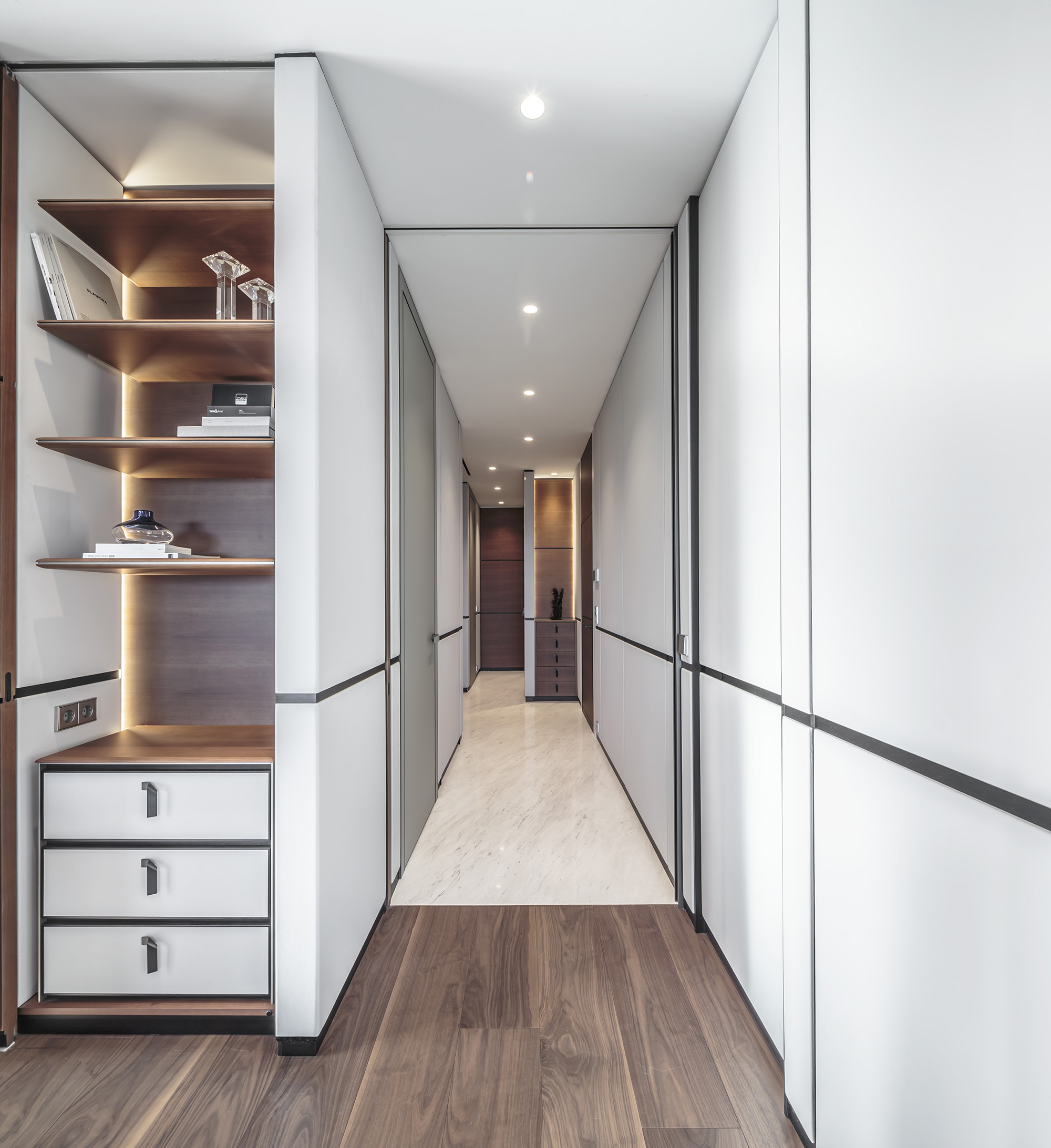 View of Interior design of a penthouse in Monte-Carlo by NG-Studio Sanremo ...