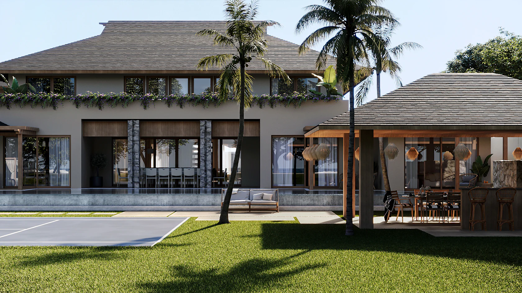 Beachfront Estate in Hawaii - 3D Visualization by VisEngine Digital ...