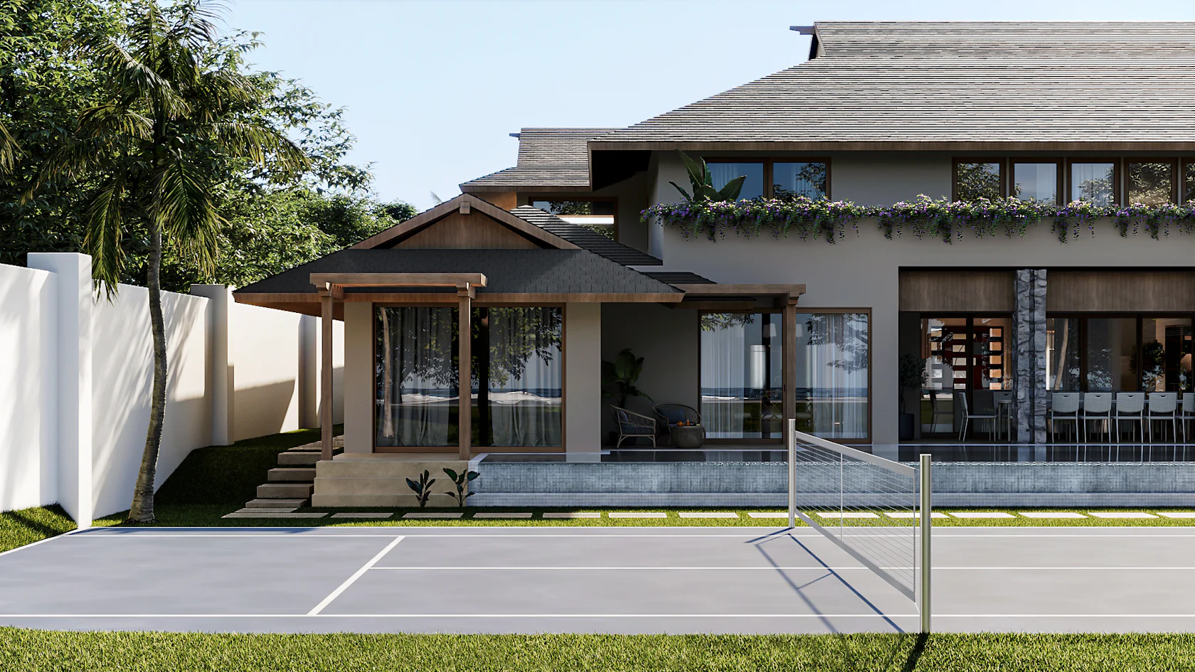 Beachfront Estate in Hawaii - 3D Visualization by VisEngine Digital ...