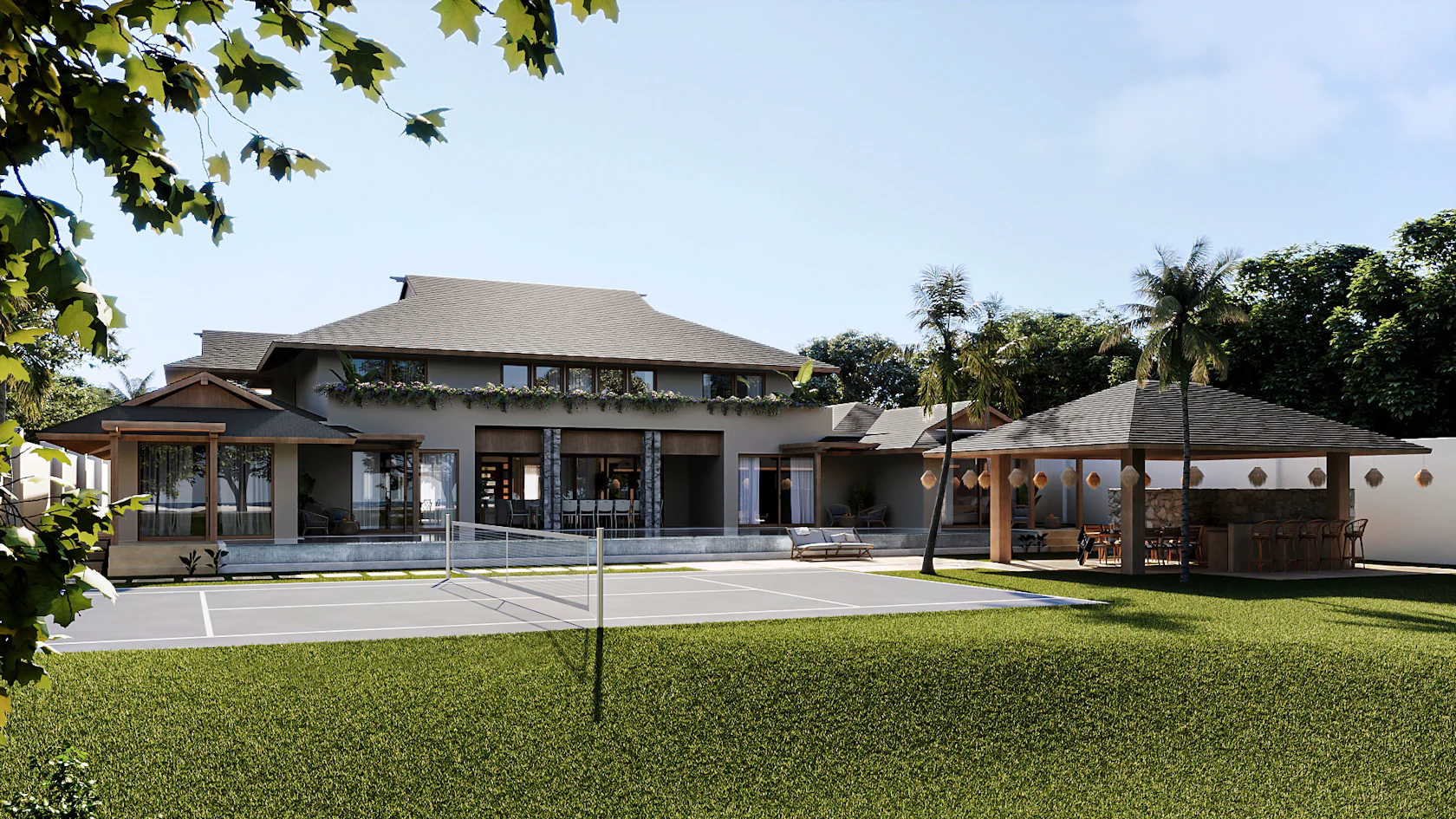 Beachfront Estate in Hawaii - 3D Visualization by VisEngine Digital ...