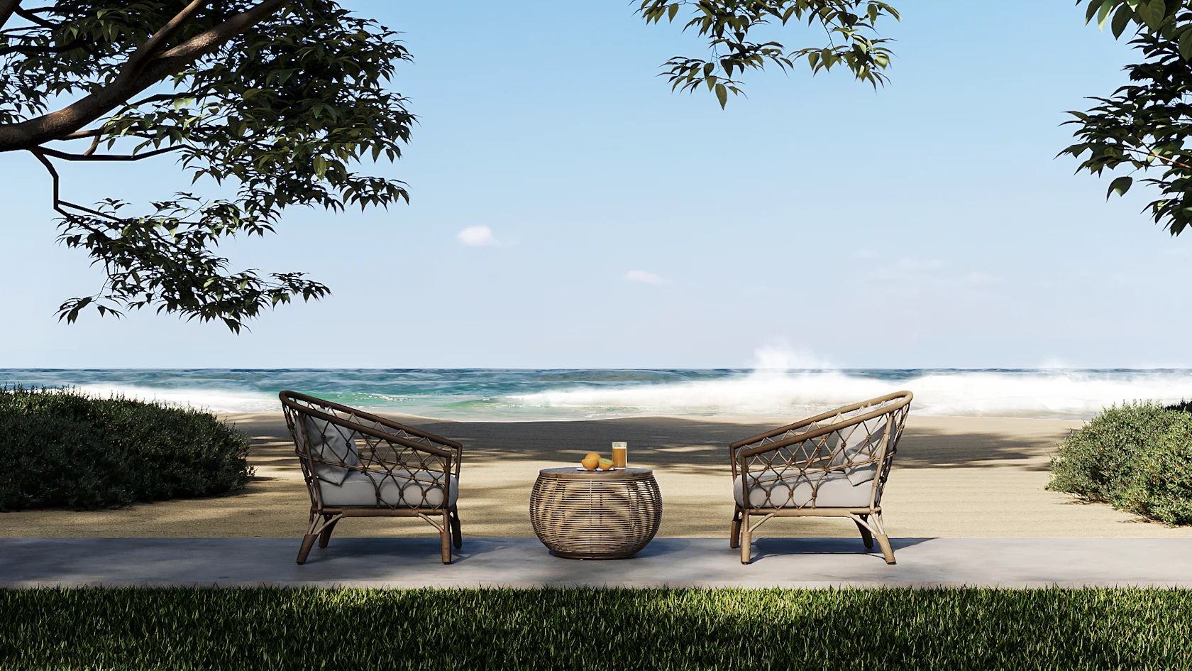 Beachfront Estate in Hawaii - 3D Visualization by VisEngine Digital ...