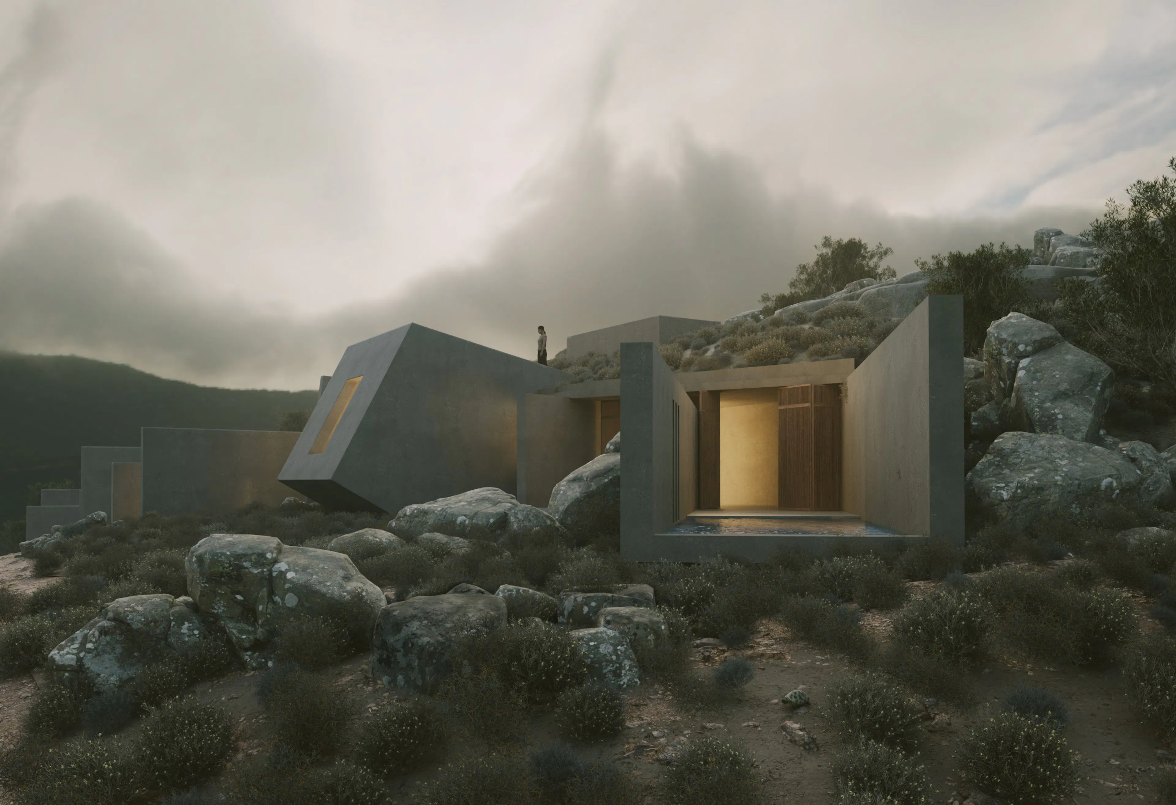 POOL ON THE ROCKS — 2