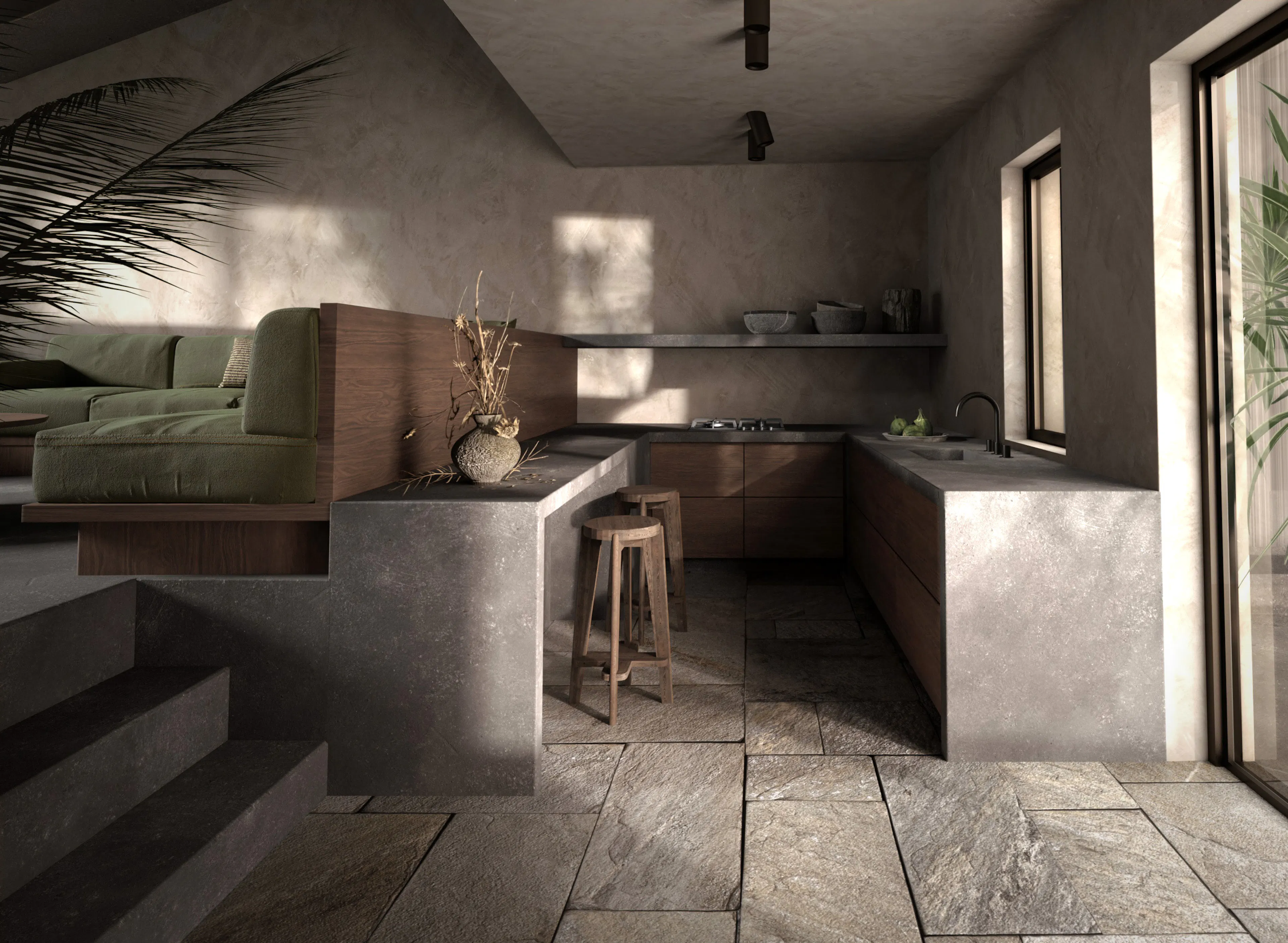 POOL ON THE ROCKS — 4