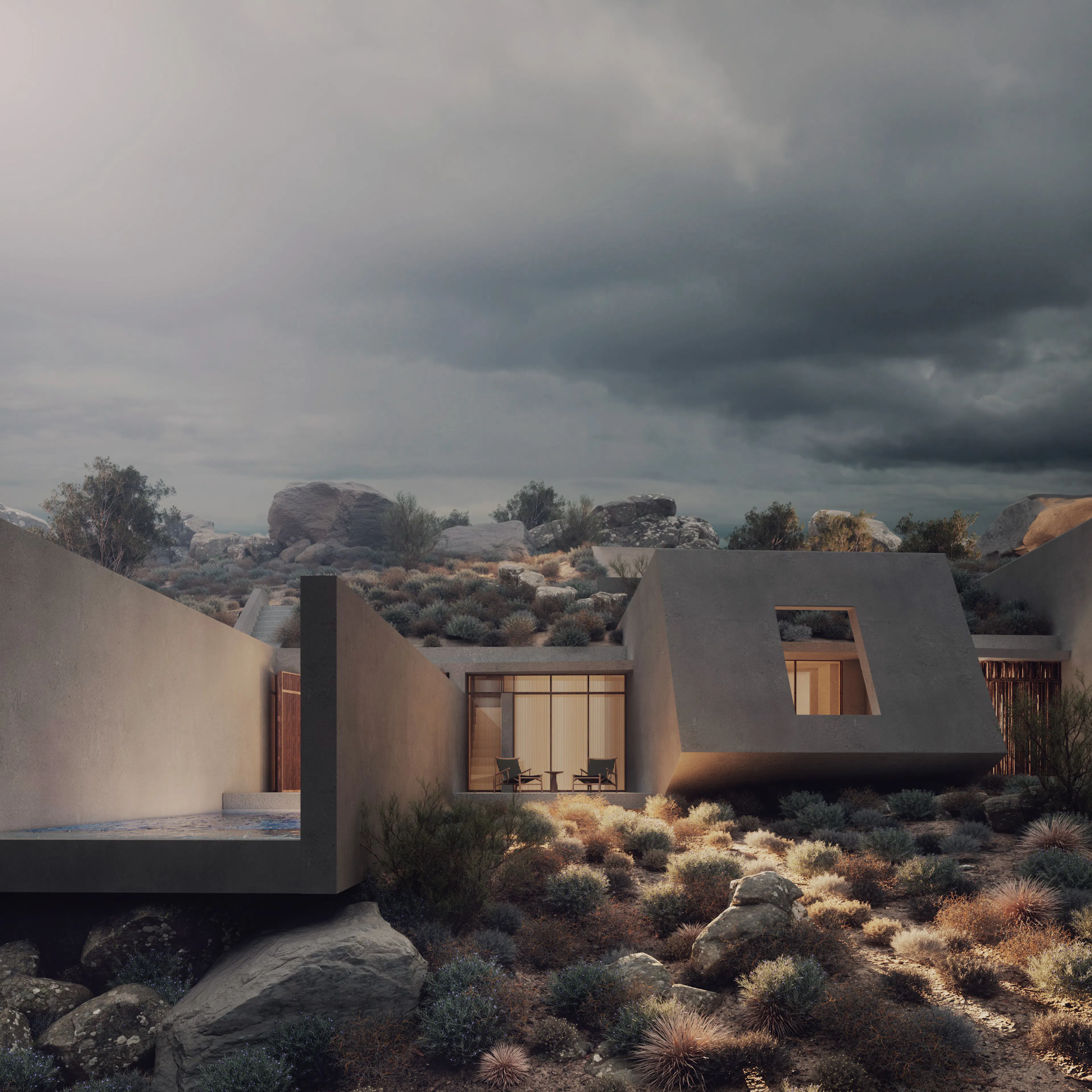 POOL ON THE ROCKS — 8