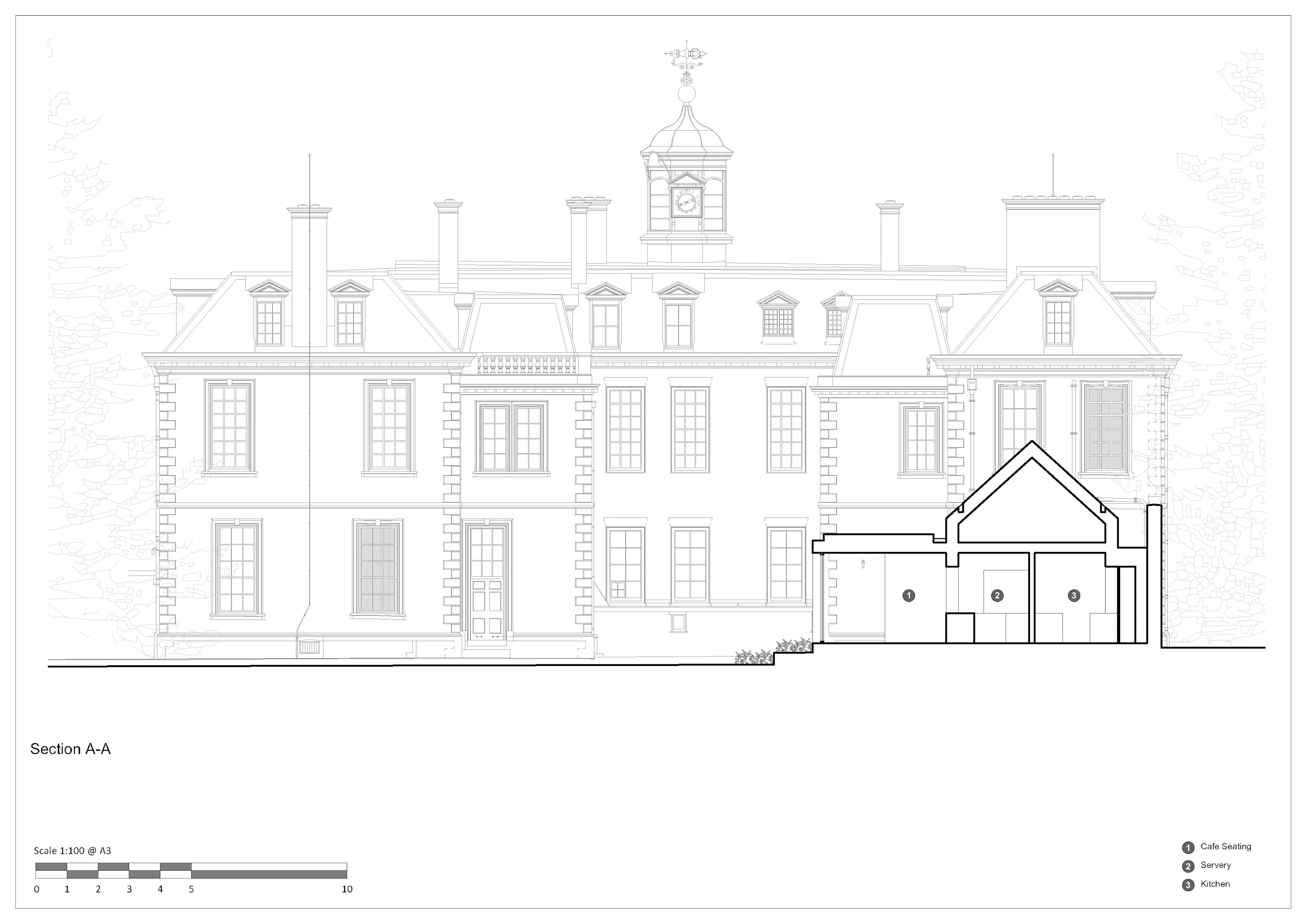 Courtyard Kitchen Hanbury Hall — 13