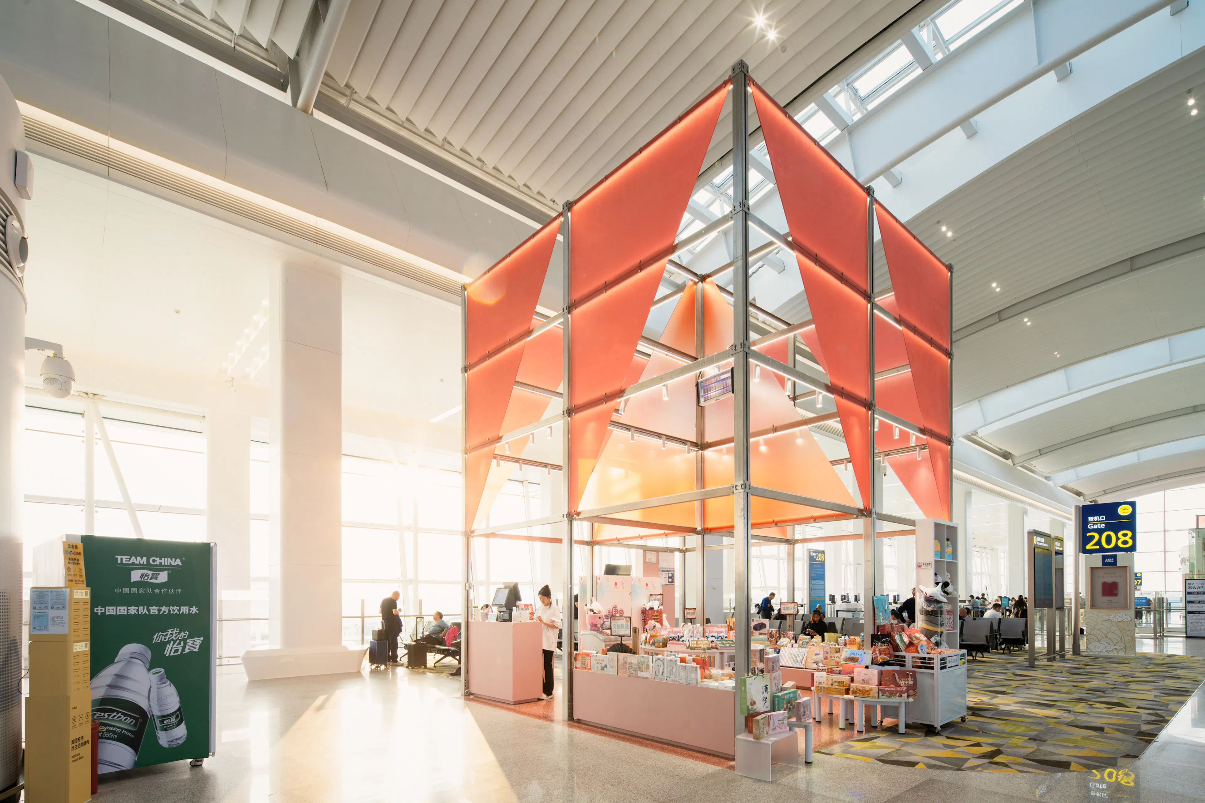 Design of kiosks and observation decks in Wuhan Tianhe Airport T2—Towards a light architecture — 10