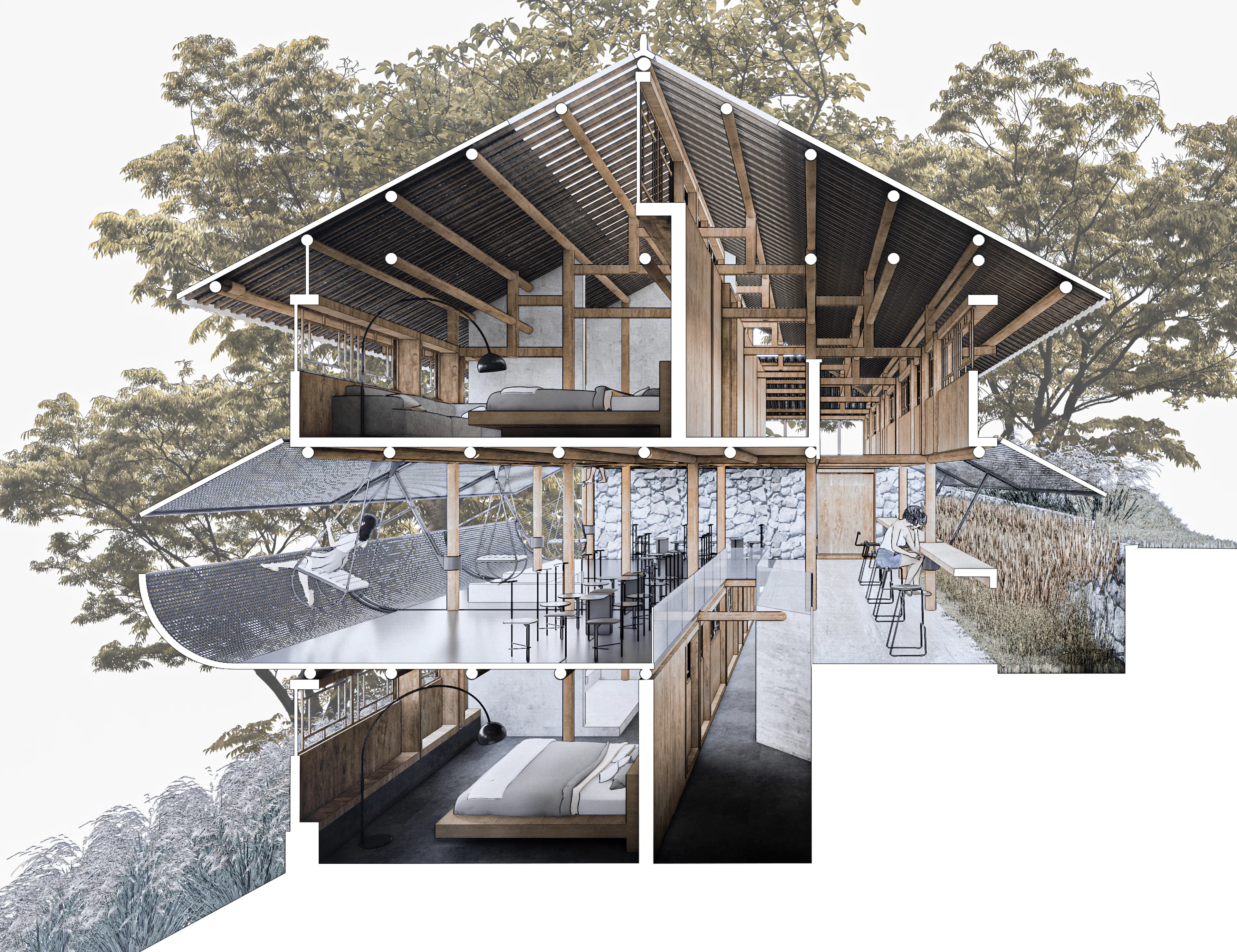 Sway in the Mountains: Miao Village Stilted Wooden House Hotel — 5