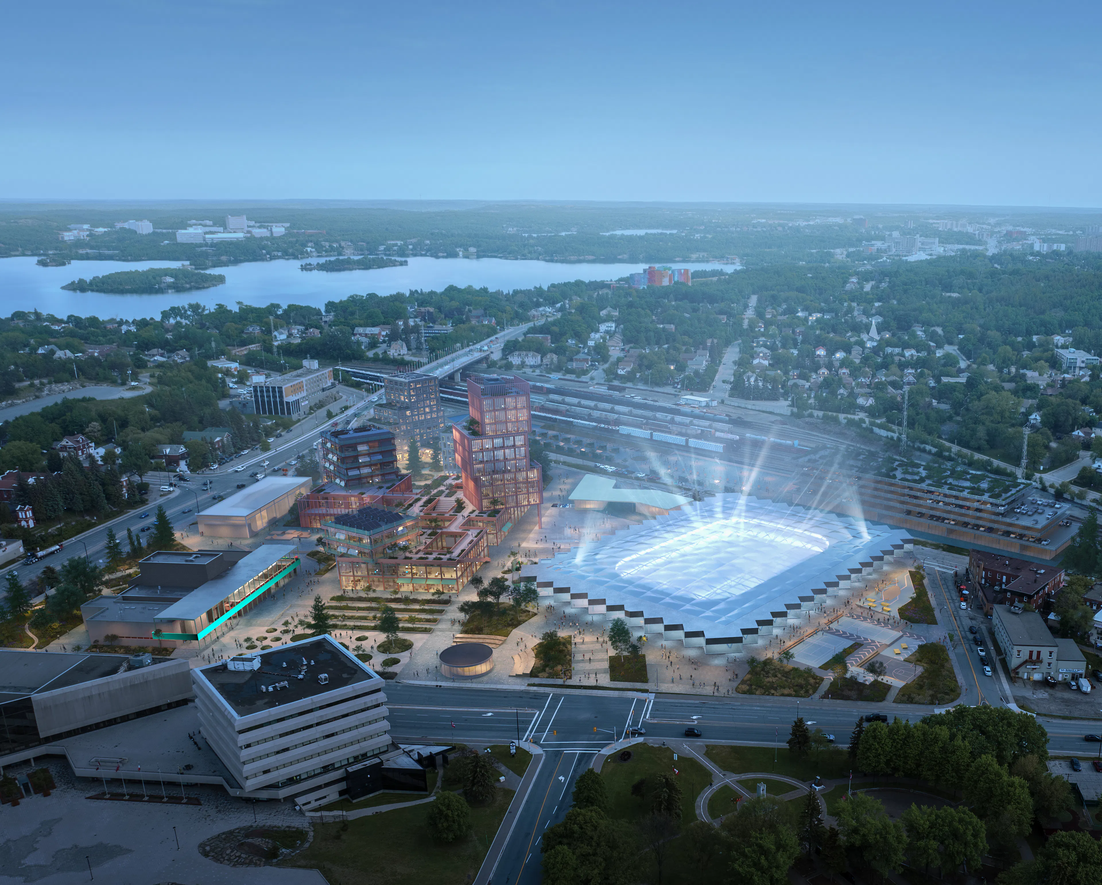 Development concept of central Sudbury — 6