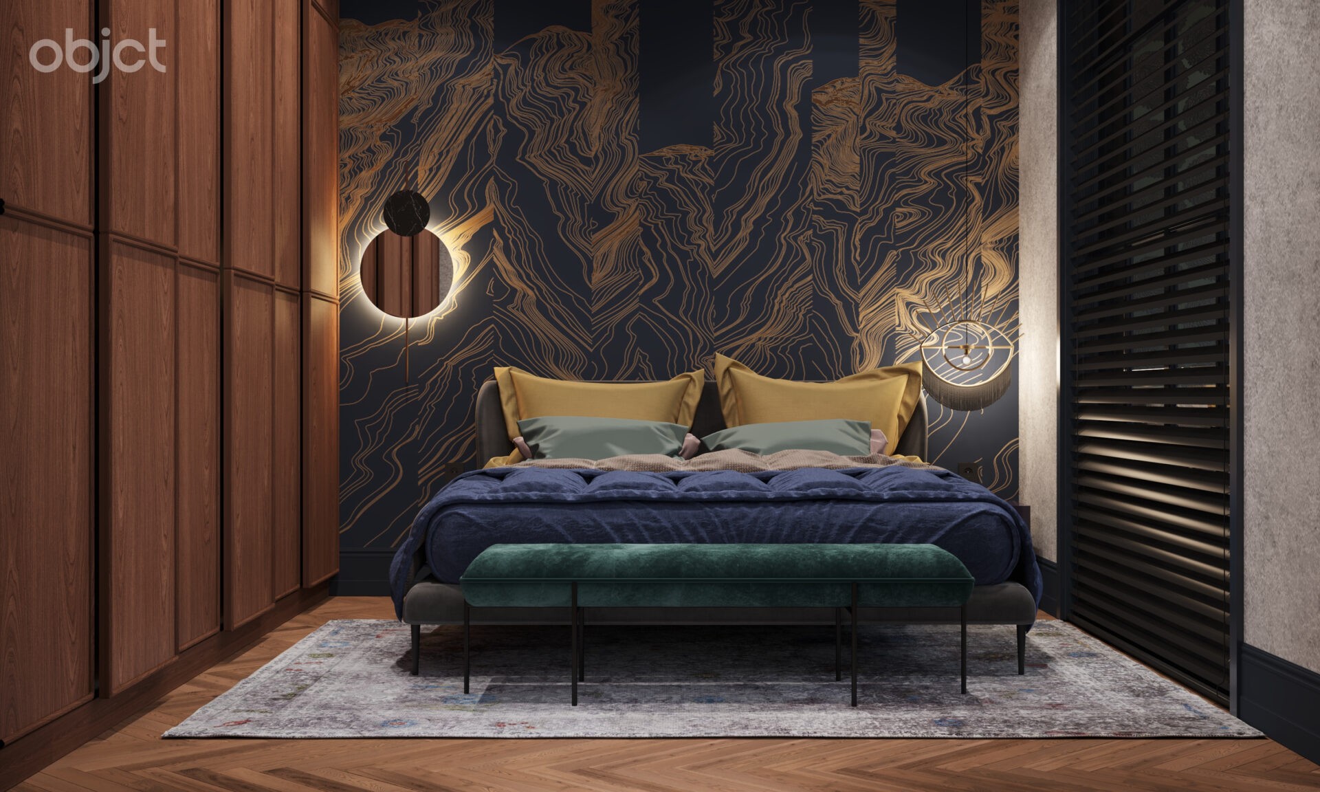 Interior design project in Vander Park residential complex, Moscow by ...