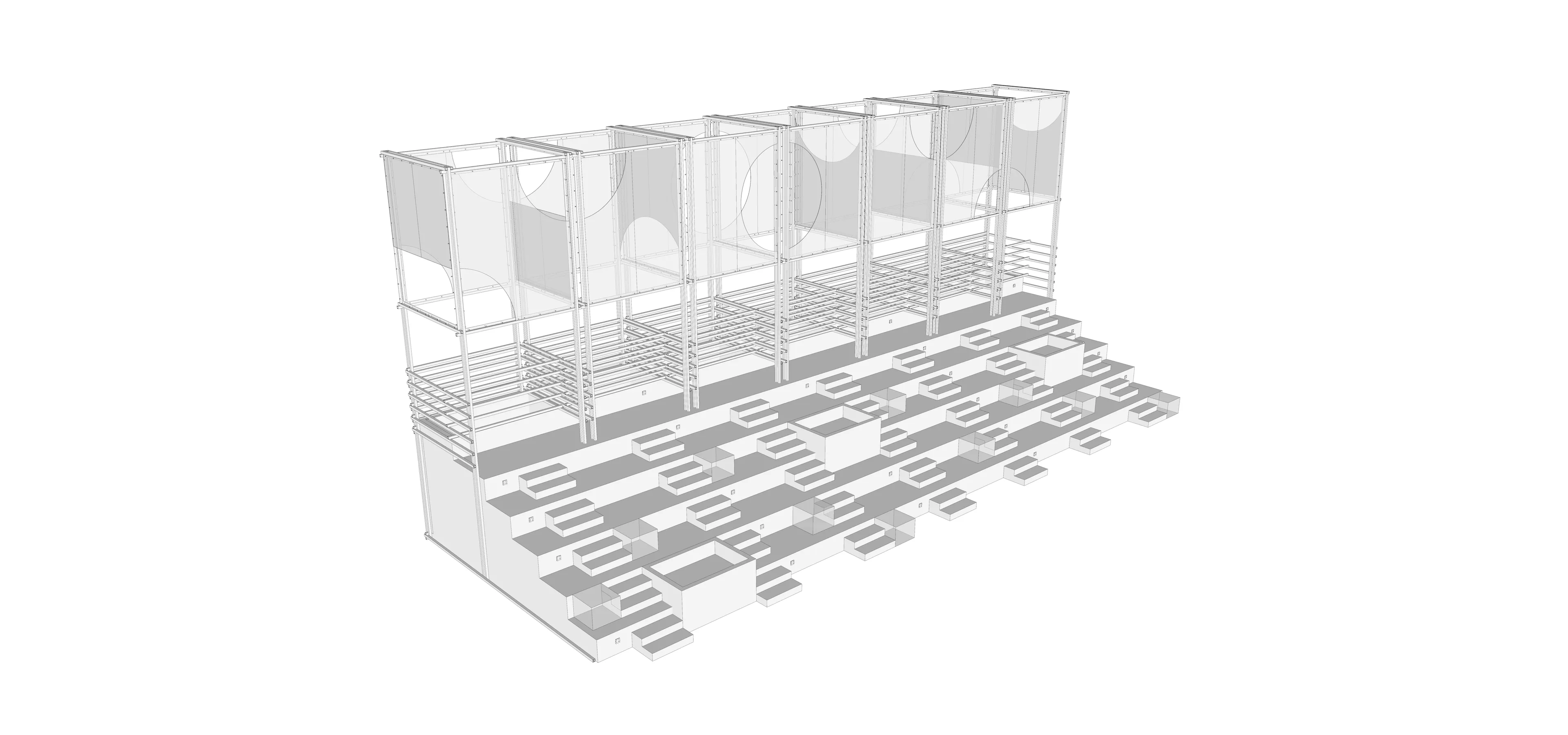 Design of kiosks and observation decks in Wuhan Tianhe Airport T2—Towards a light architecture — 30