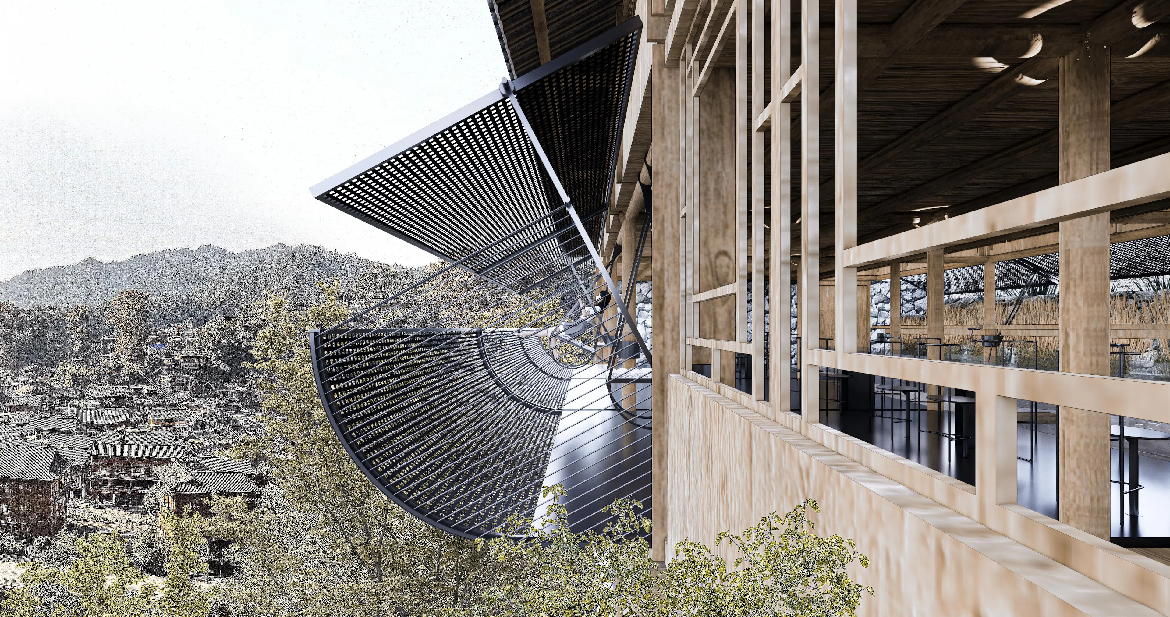 Sway in the Mountains: Miao Village Stilted Wooden House Hotel — 11