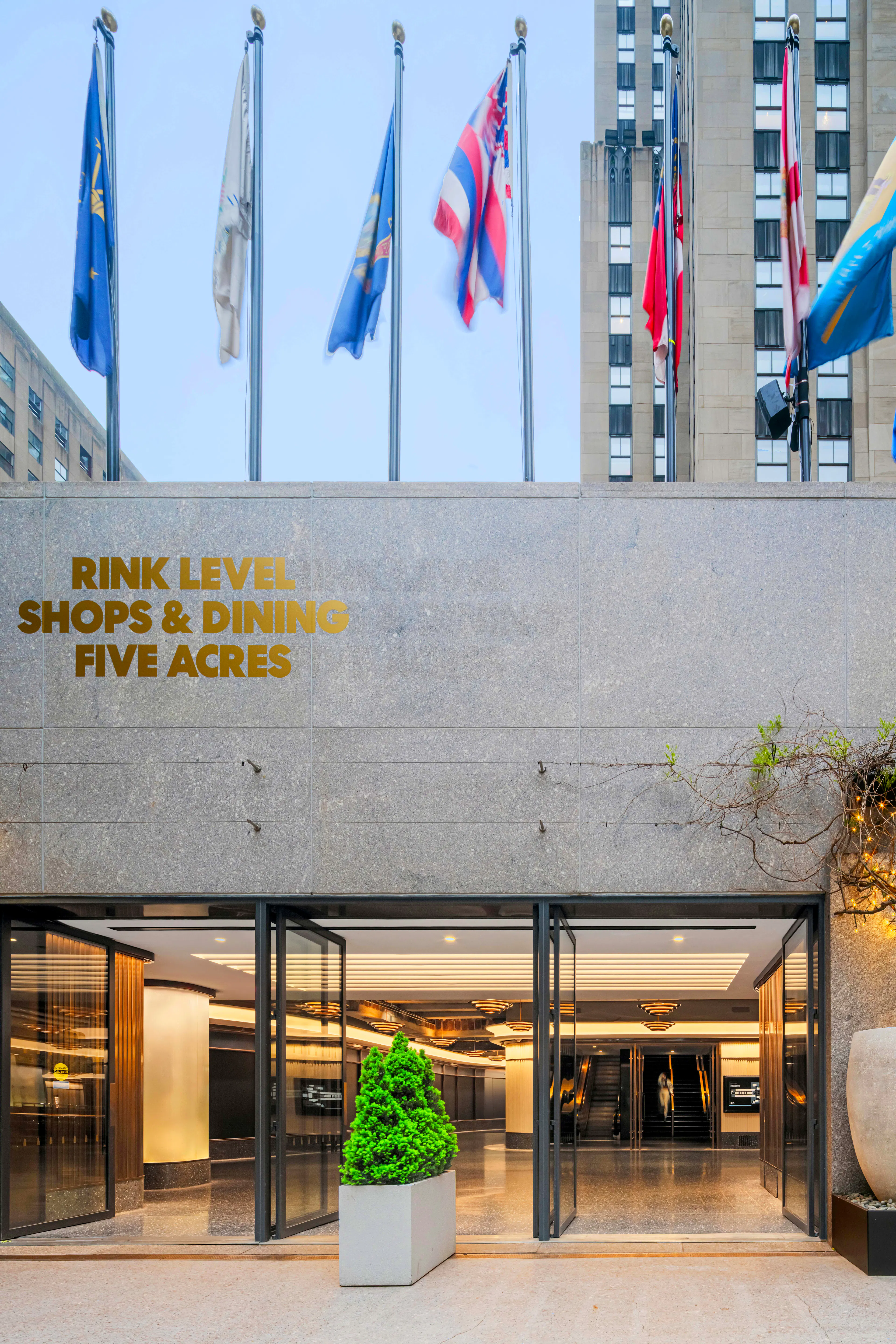 Rockefeller Center Rink Level Public Concourse — 2