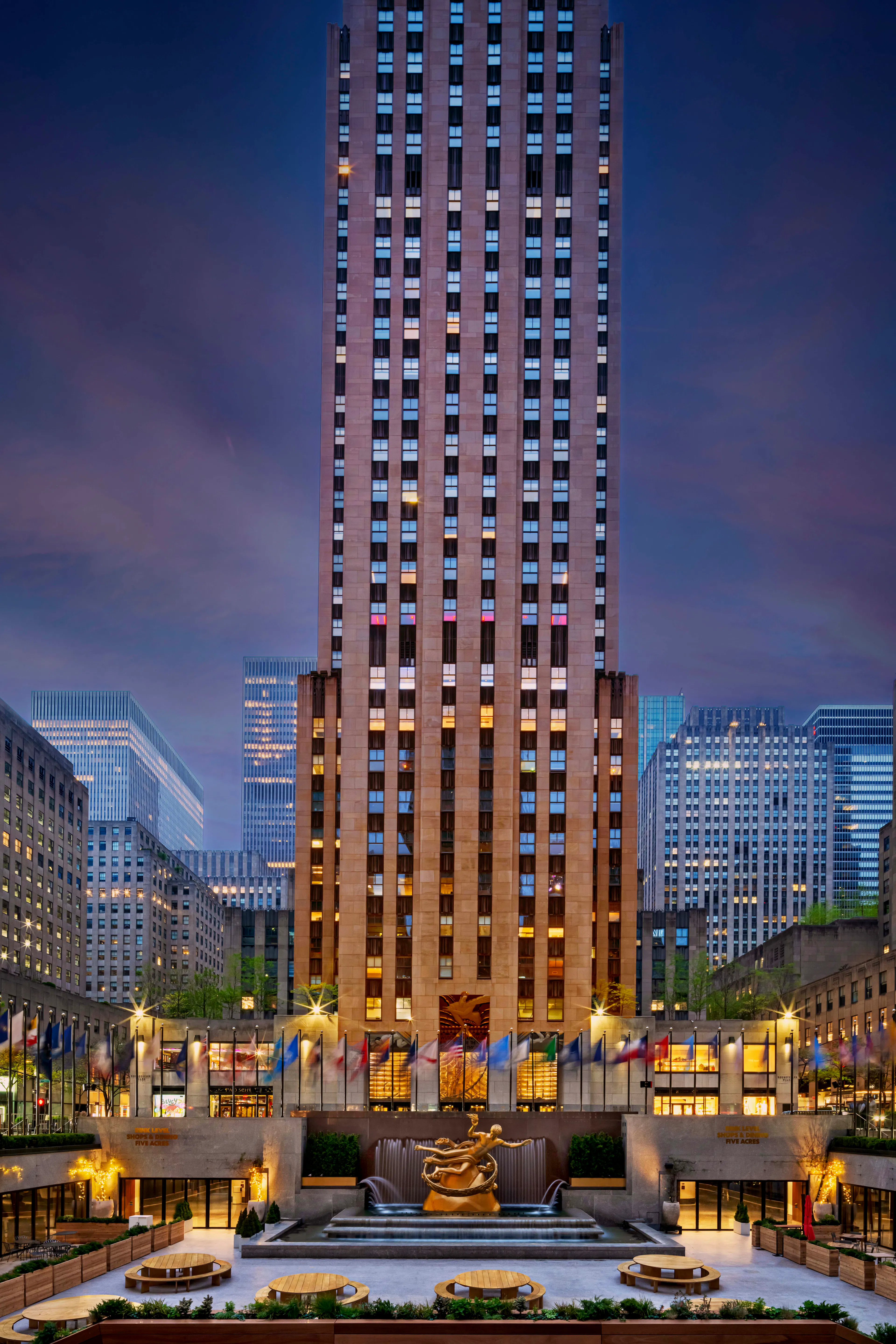 Rockefeller Center Rink Level Public Concourse — 1